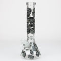14" Glow in the dark 7 mm glass water bong [YG]