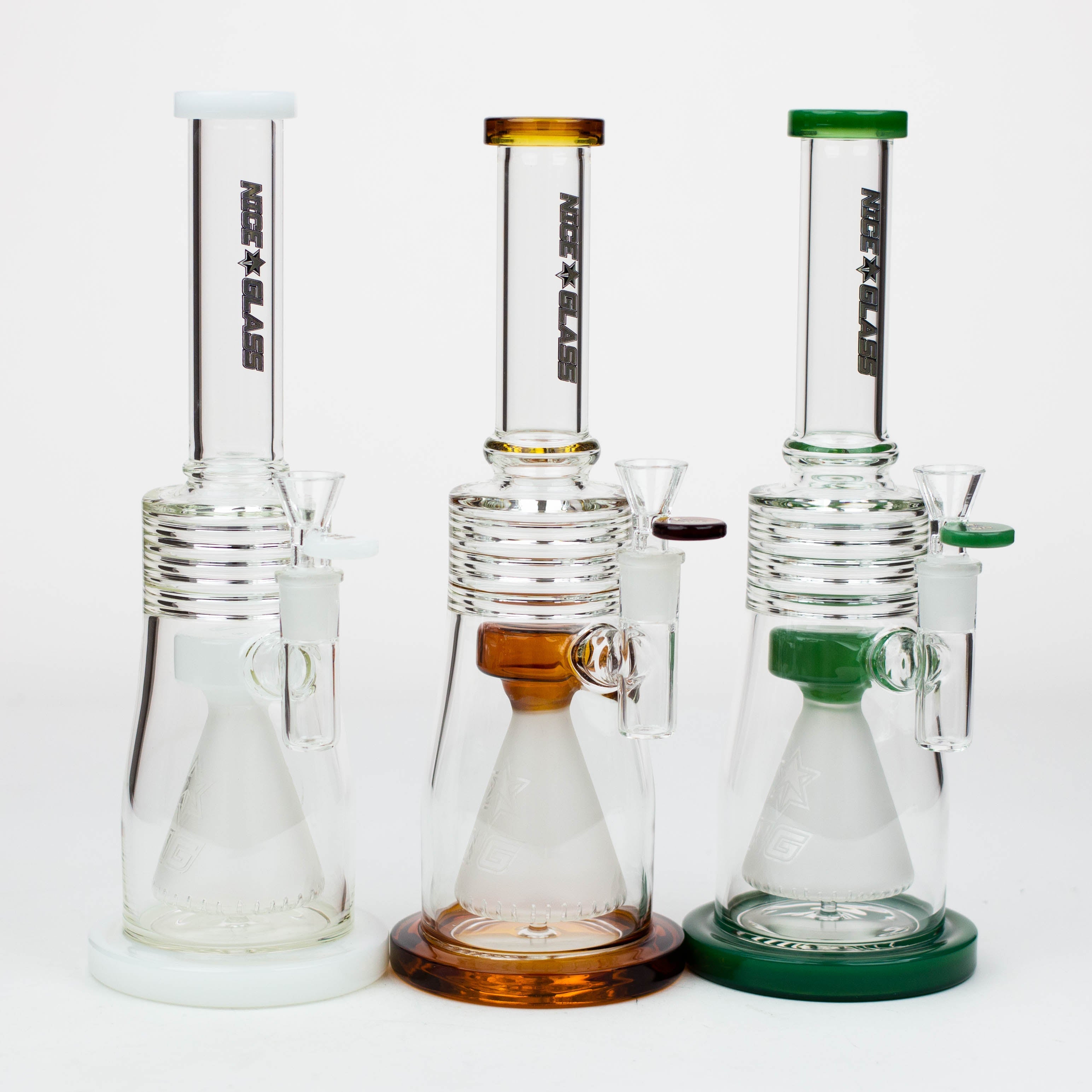 NG-12 inch Frosted Cone Perc Straight [S385]
