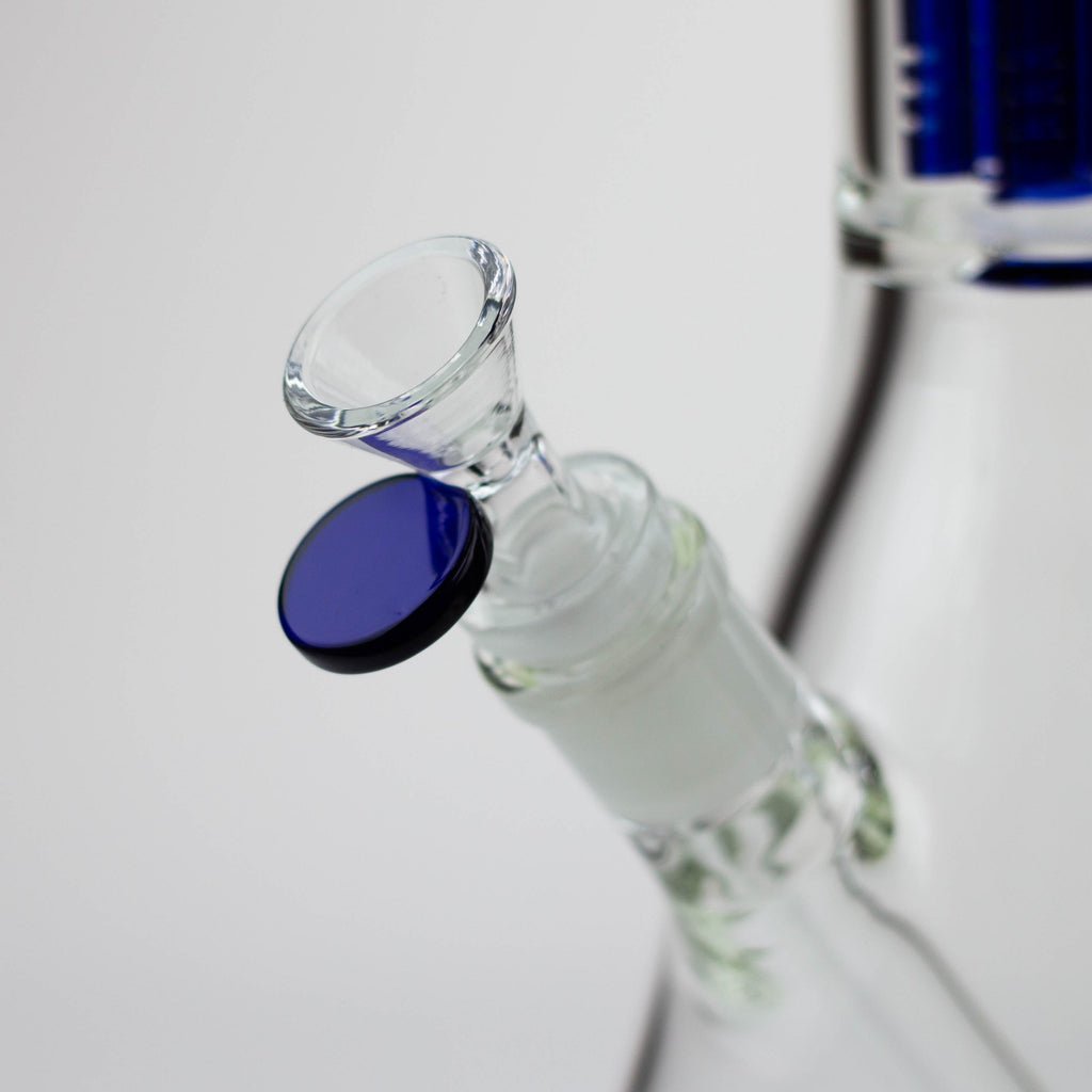 Blueberry-15 inch Double Tree Perc Beaker [S387]