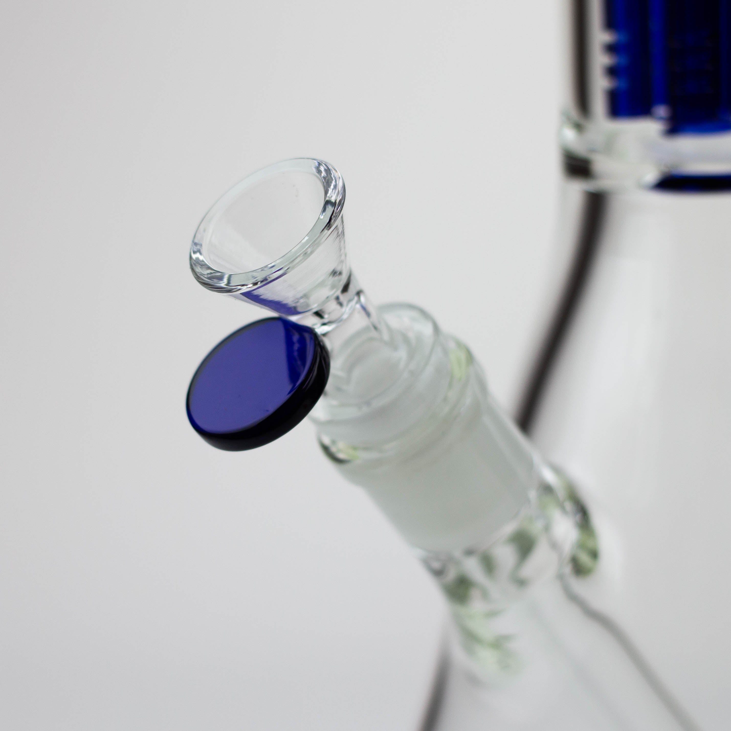Blueberry-15 inch Double Tree Perc Beaker [S387]