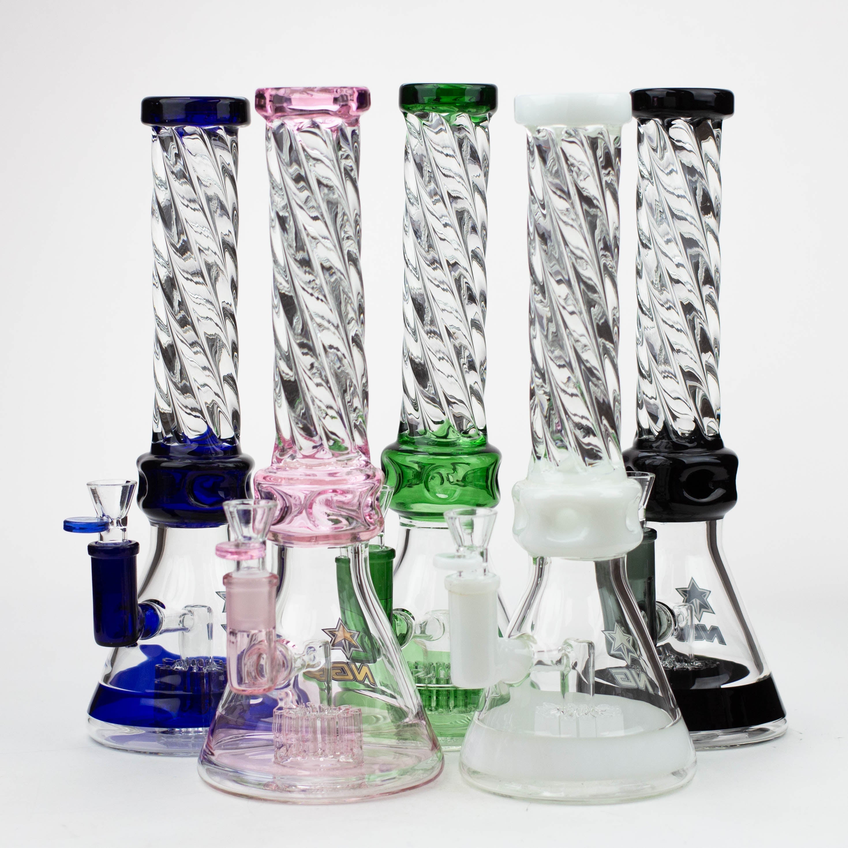 NG-14 inch Spiral Tube Tree Perc Beaker [S357]