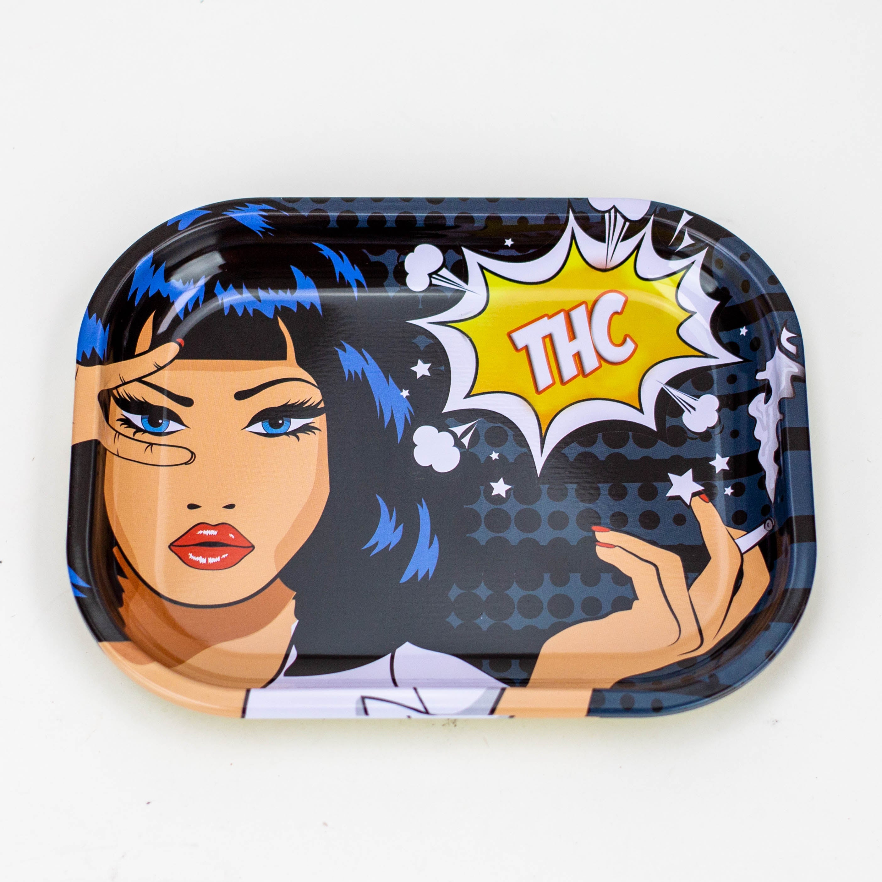 Novelty Metal Rolling Tray-Small