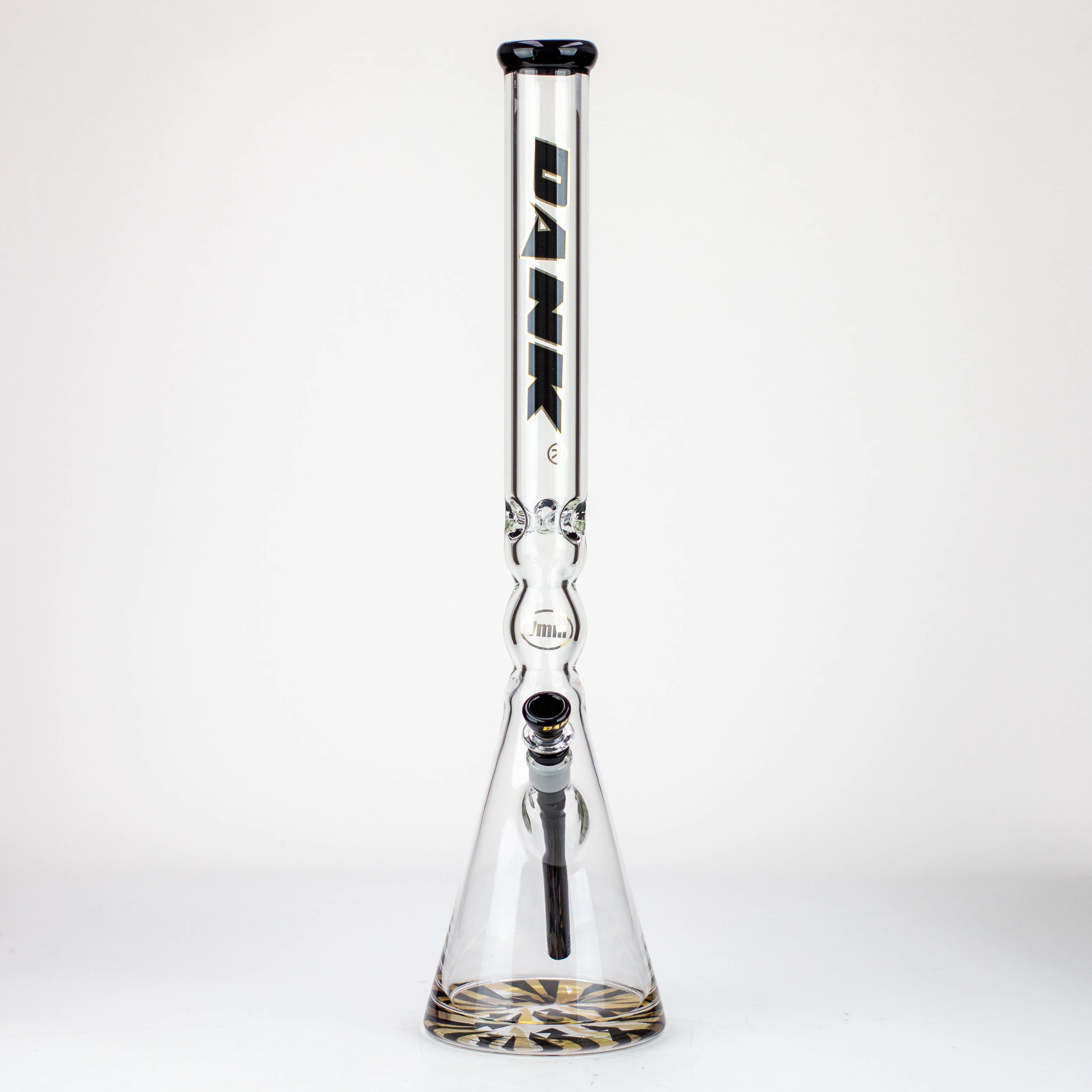 24" DANK 7 mm curved tube beaker water bong
