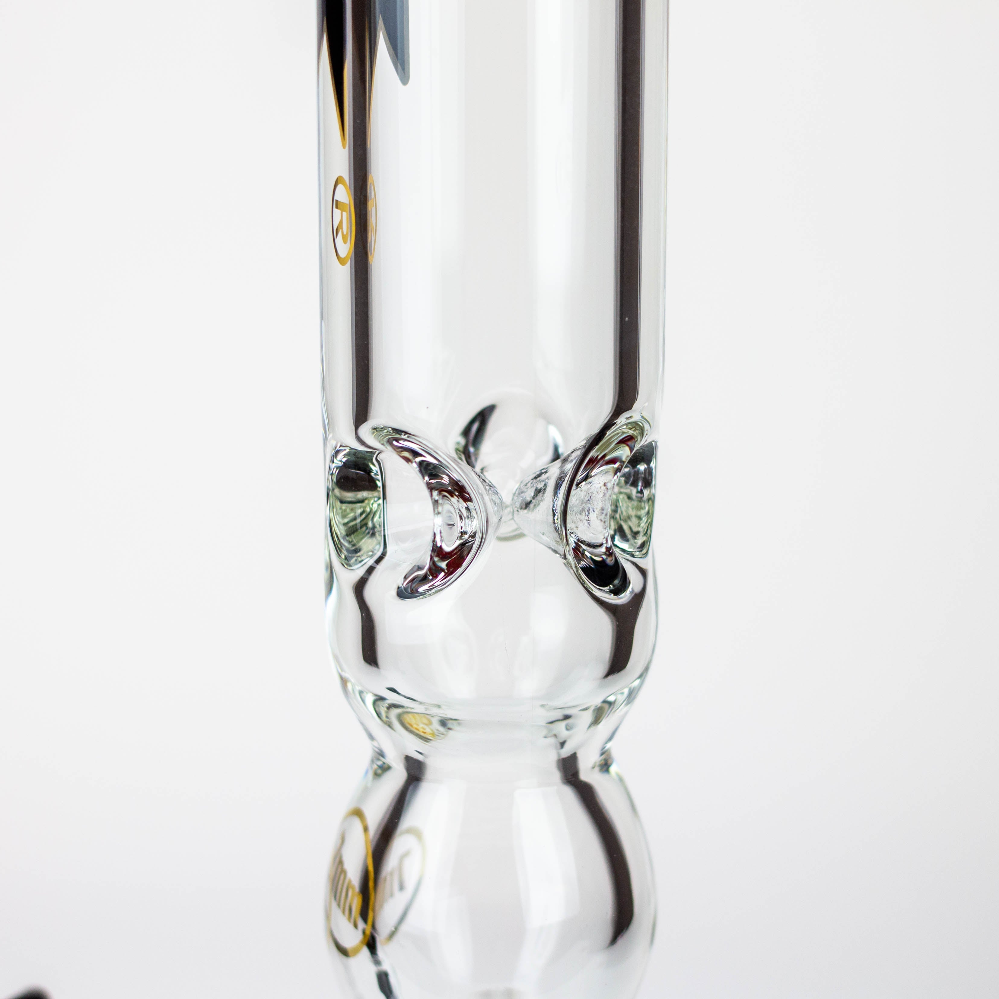 24" DANK 7 mm curved tube beaker water bong