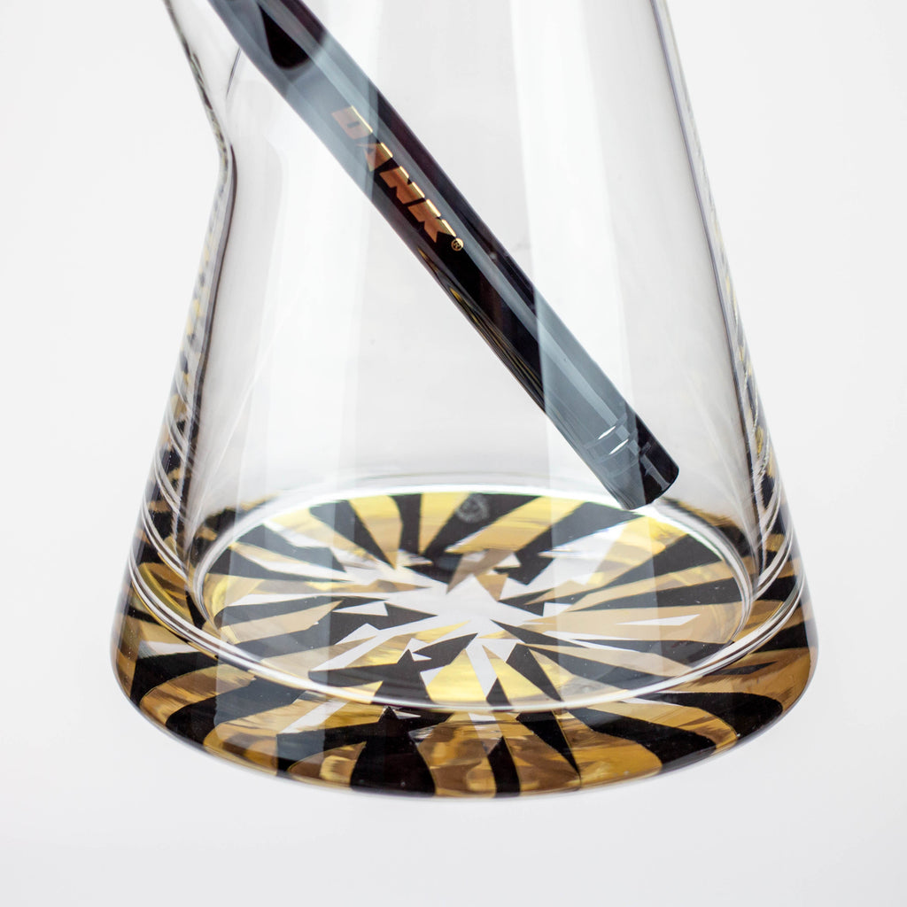 24" DANK 7 mm curved tube beaker water bong