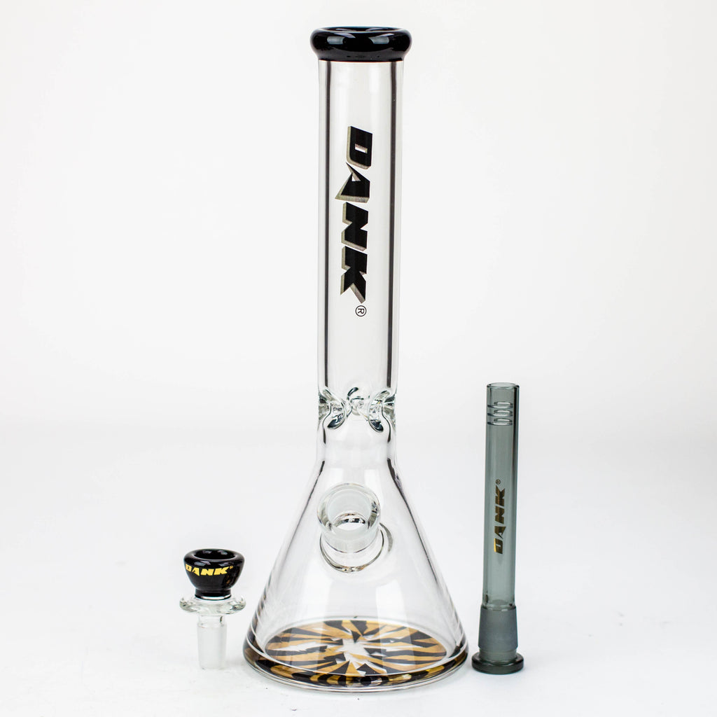 12" DANK 5 mm Thick beaker bong with thick base