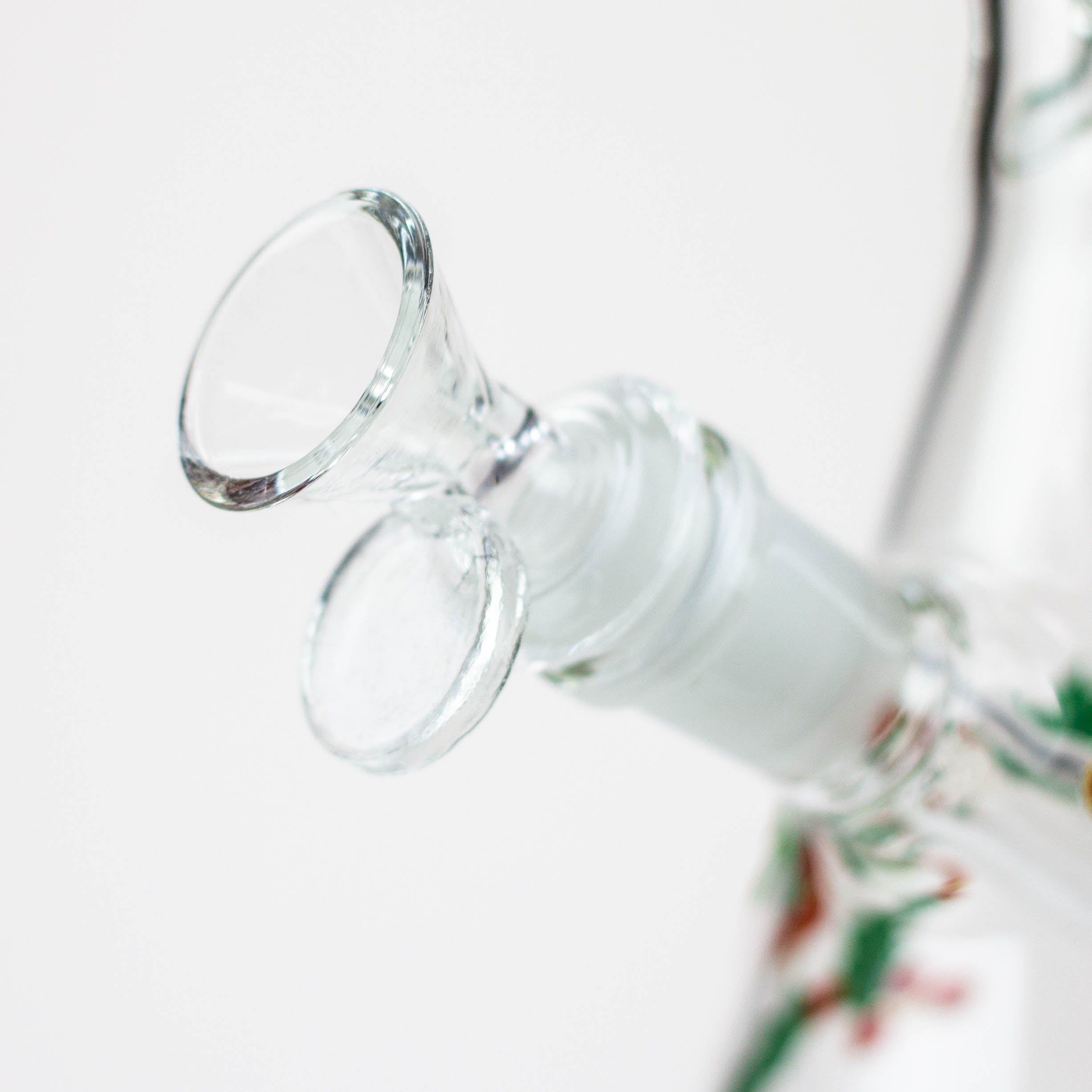 WellCann - 12" glass water bong with Christmas Design