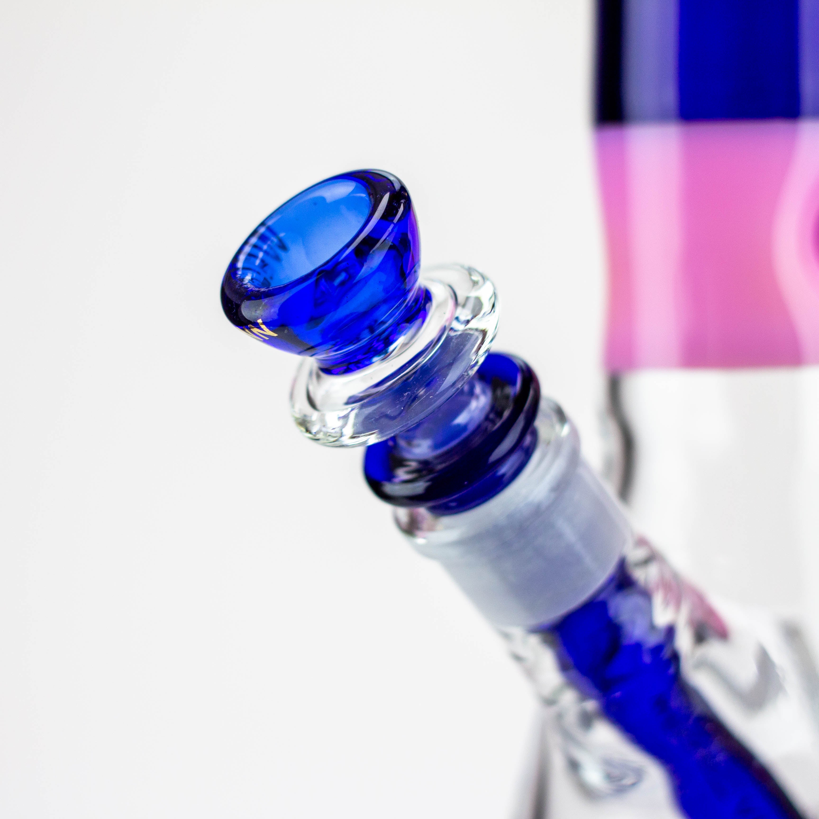 WellCann - 16" 7mm Coloured beaker bong with thick base