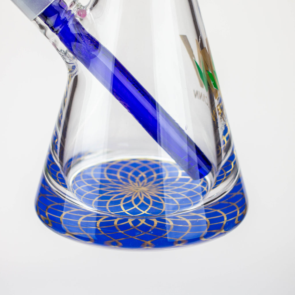 WellCann - 16" 7mm Coloured beaker bong with thick base