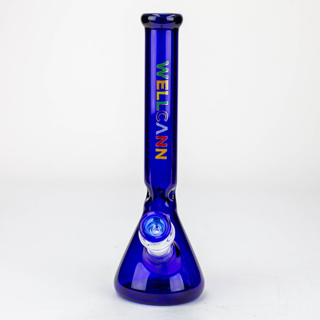WellCann- 12" Color beaker glass water bong
