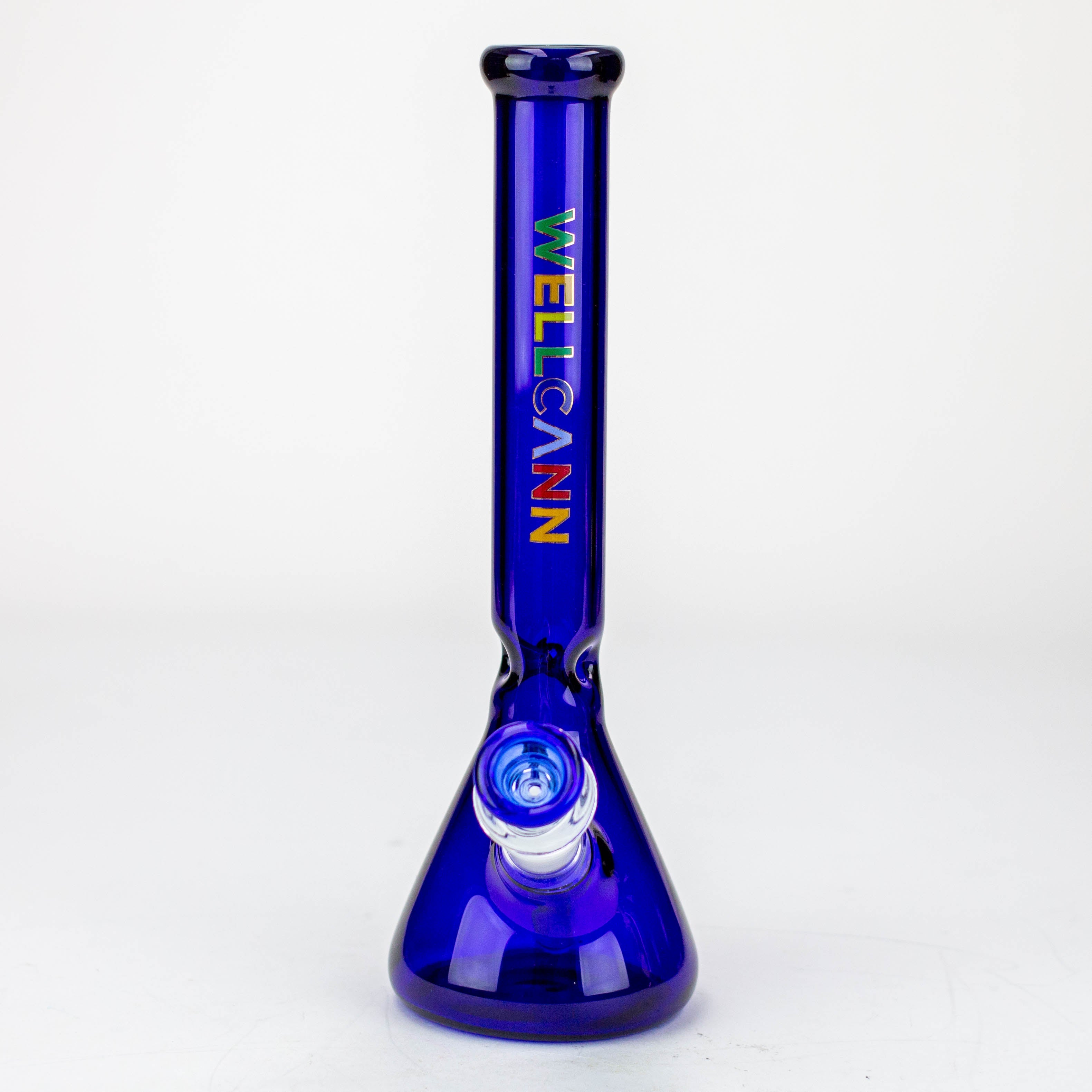 WellCann- 12" Color beaker glass water bong