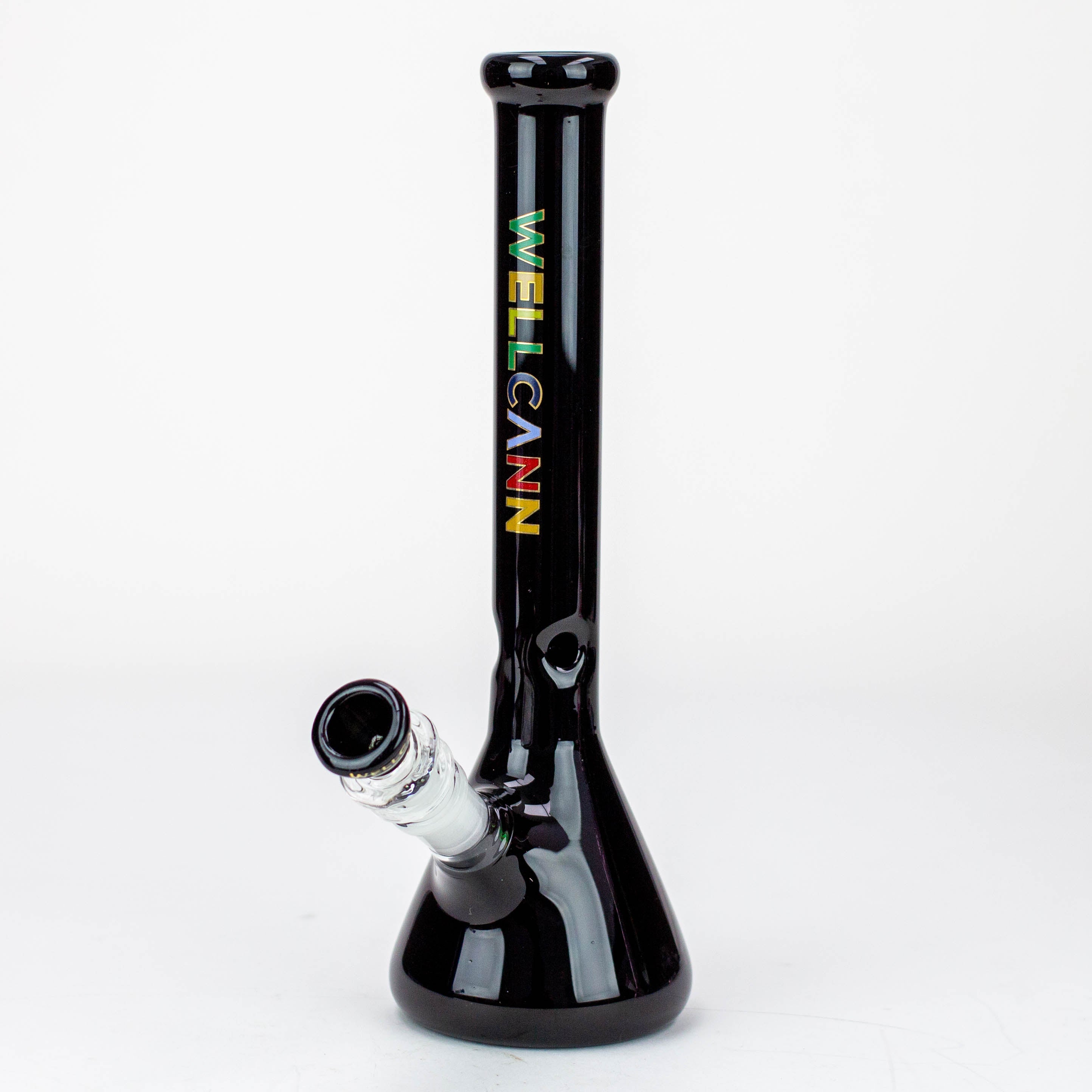 WellCann- 12" Color beaker glass water bong