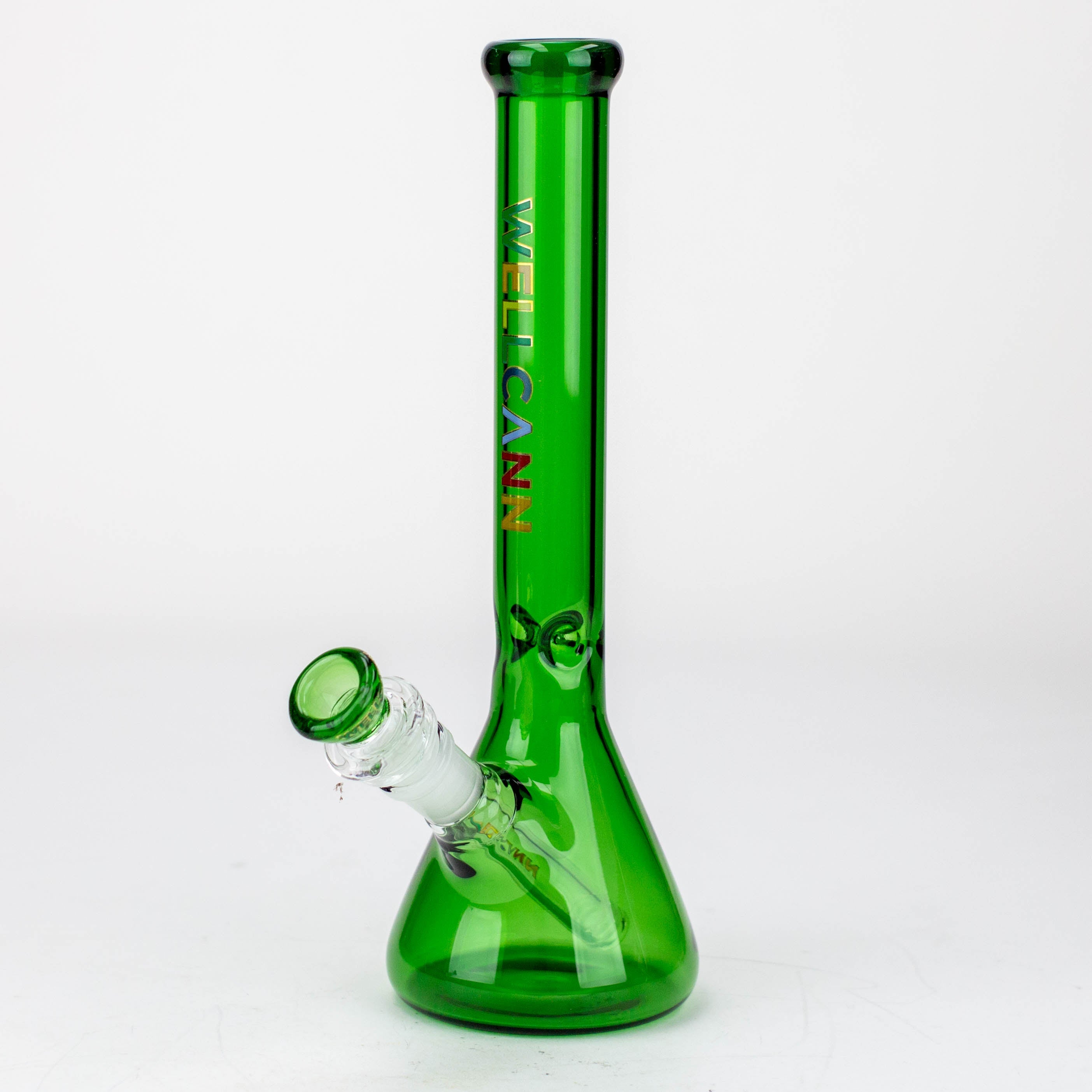 WellCann- 12" Color beaker glass water bong
