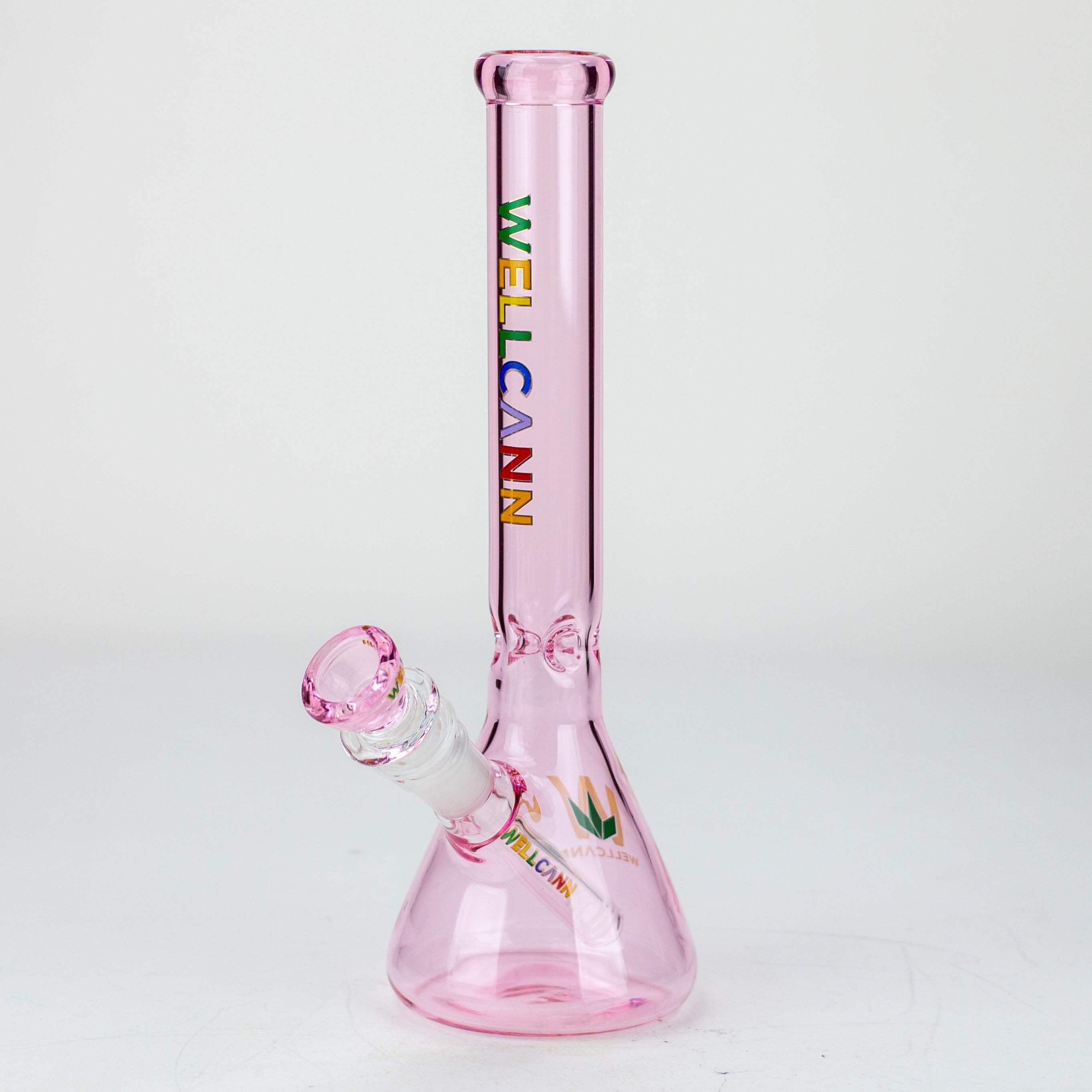 WellCann- 12" Color beaker glass water bong