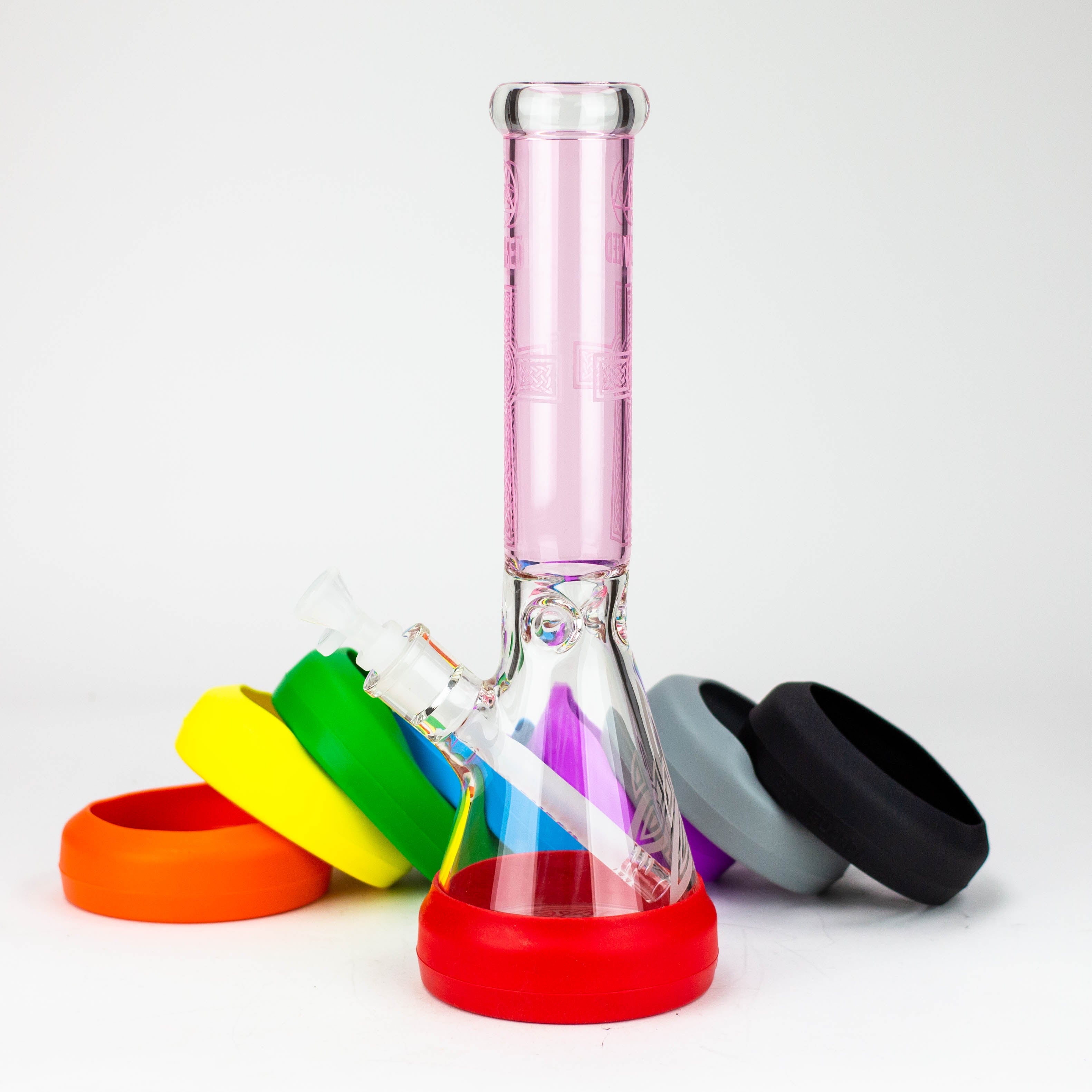 GG Silicone Base Bumper 4in-5.75in Straight Tube / Beaker