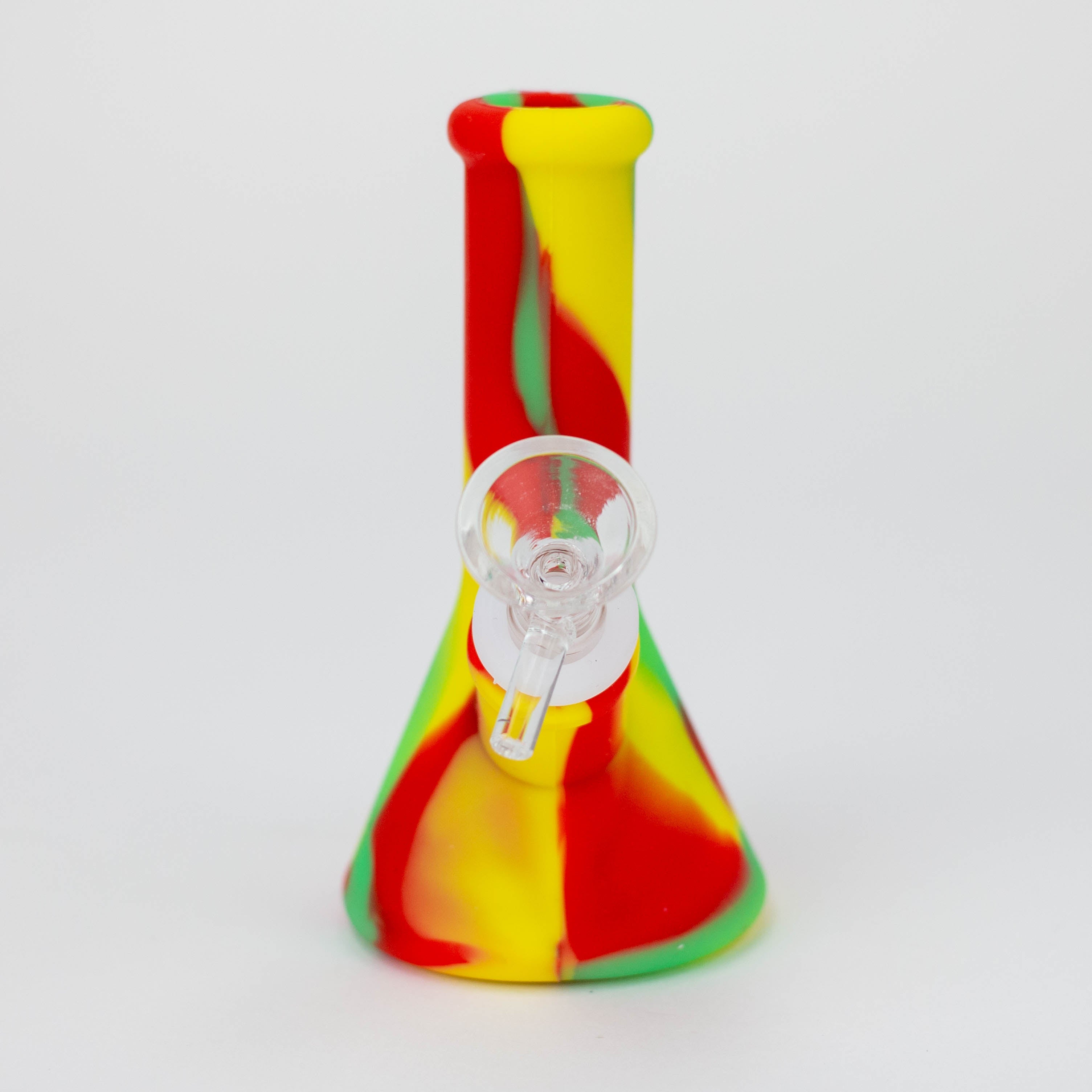 5" silicone mini beaker water bong - Assorted