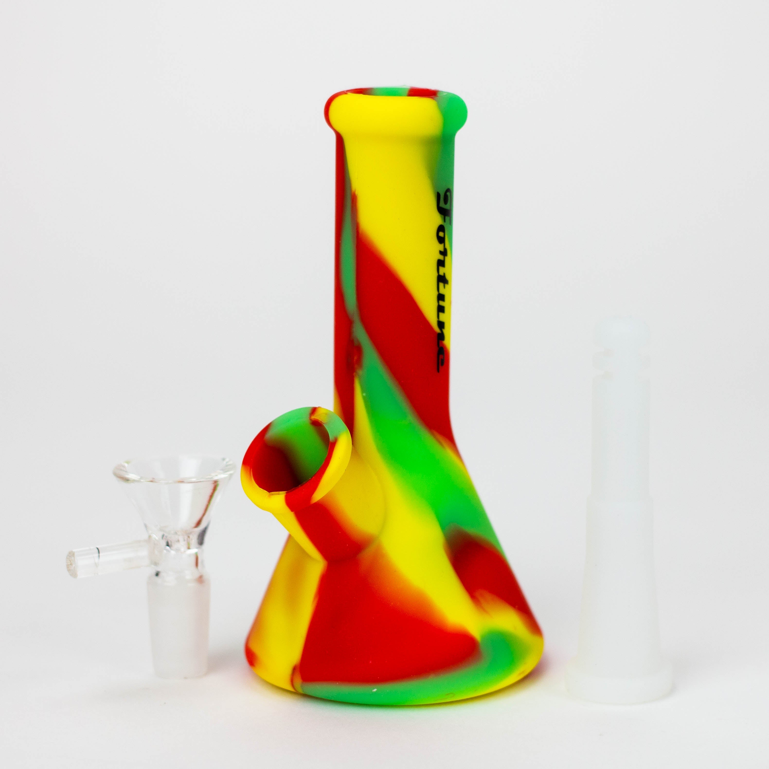 5" silicone mini beaker water bong - Assorted