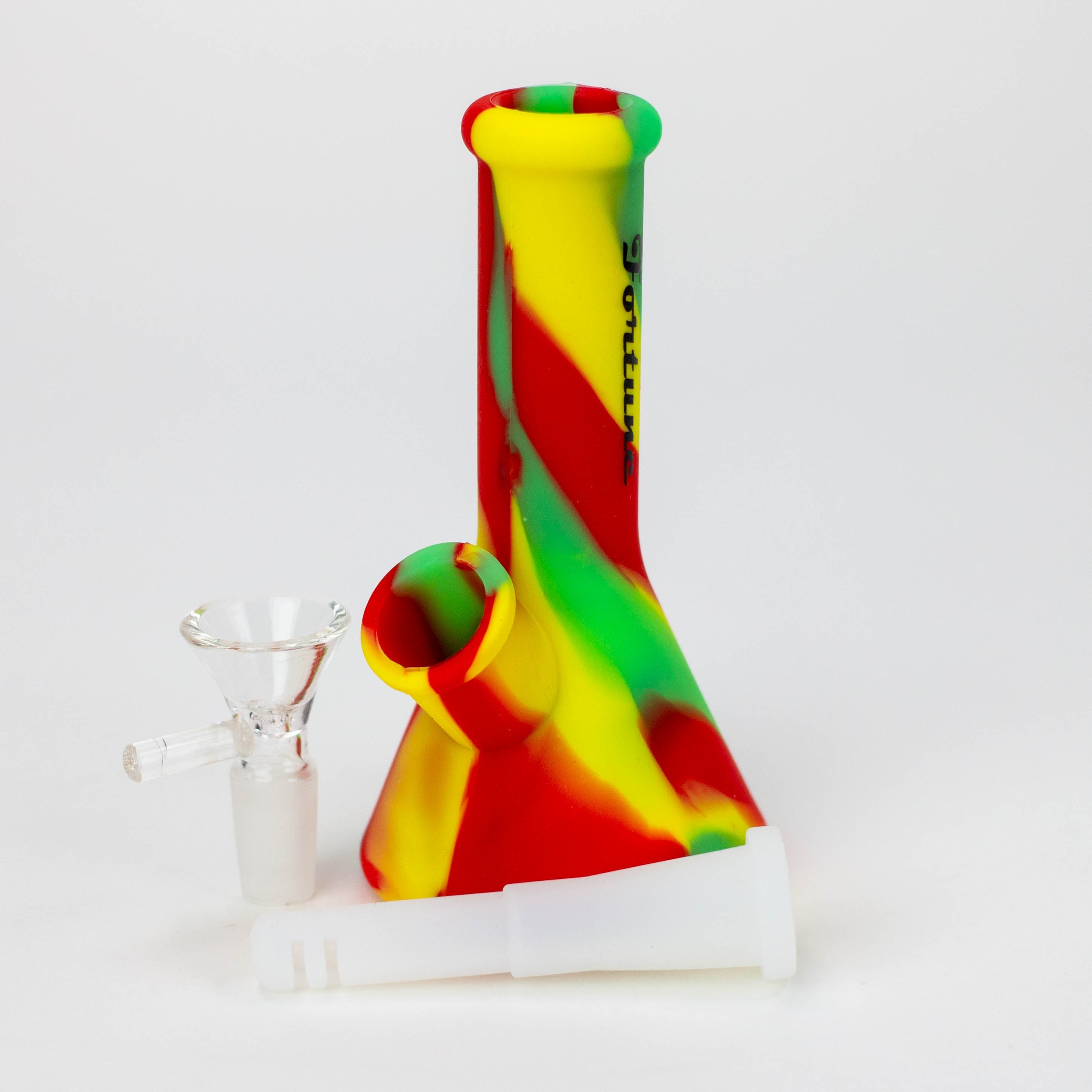 5" silicone mini beaker water bong - Assorted