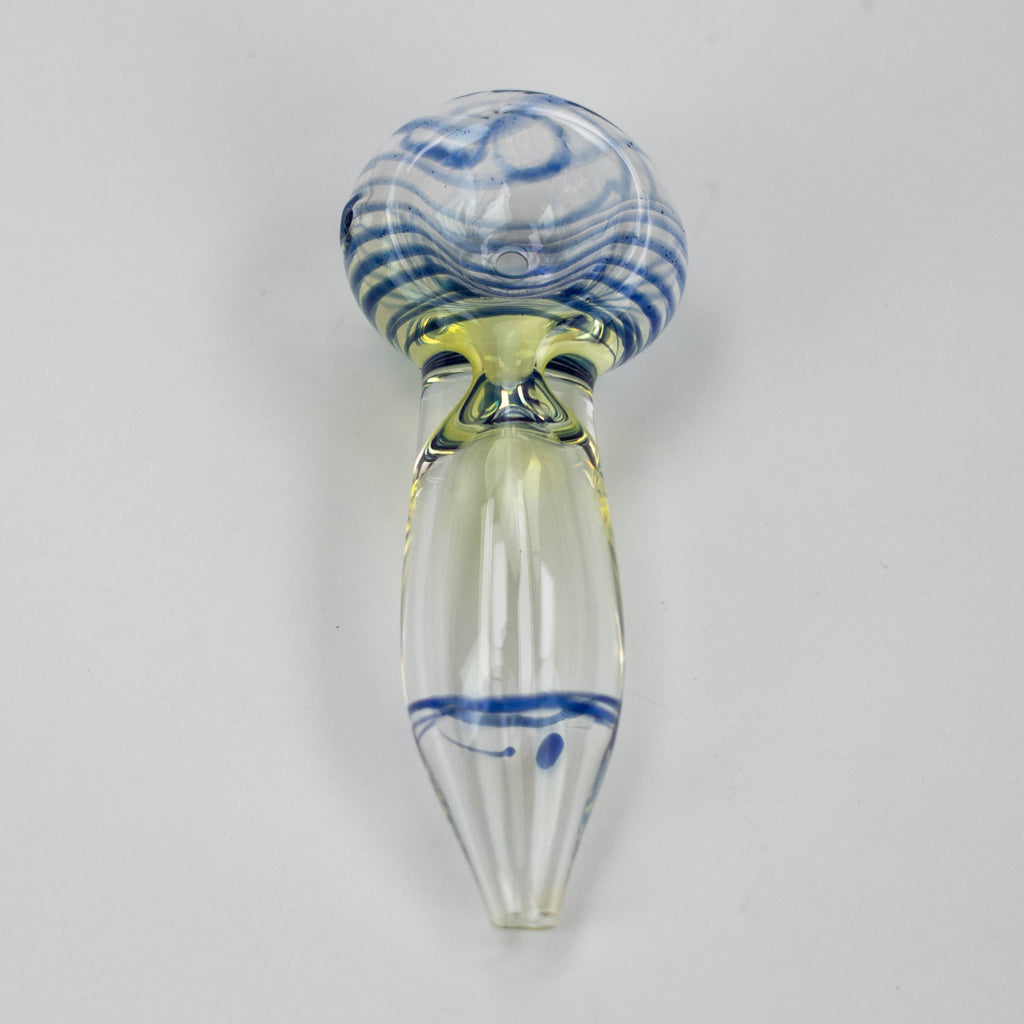 3" glass hand pipe Pack of 2