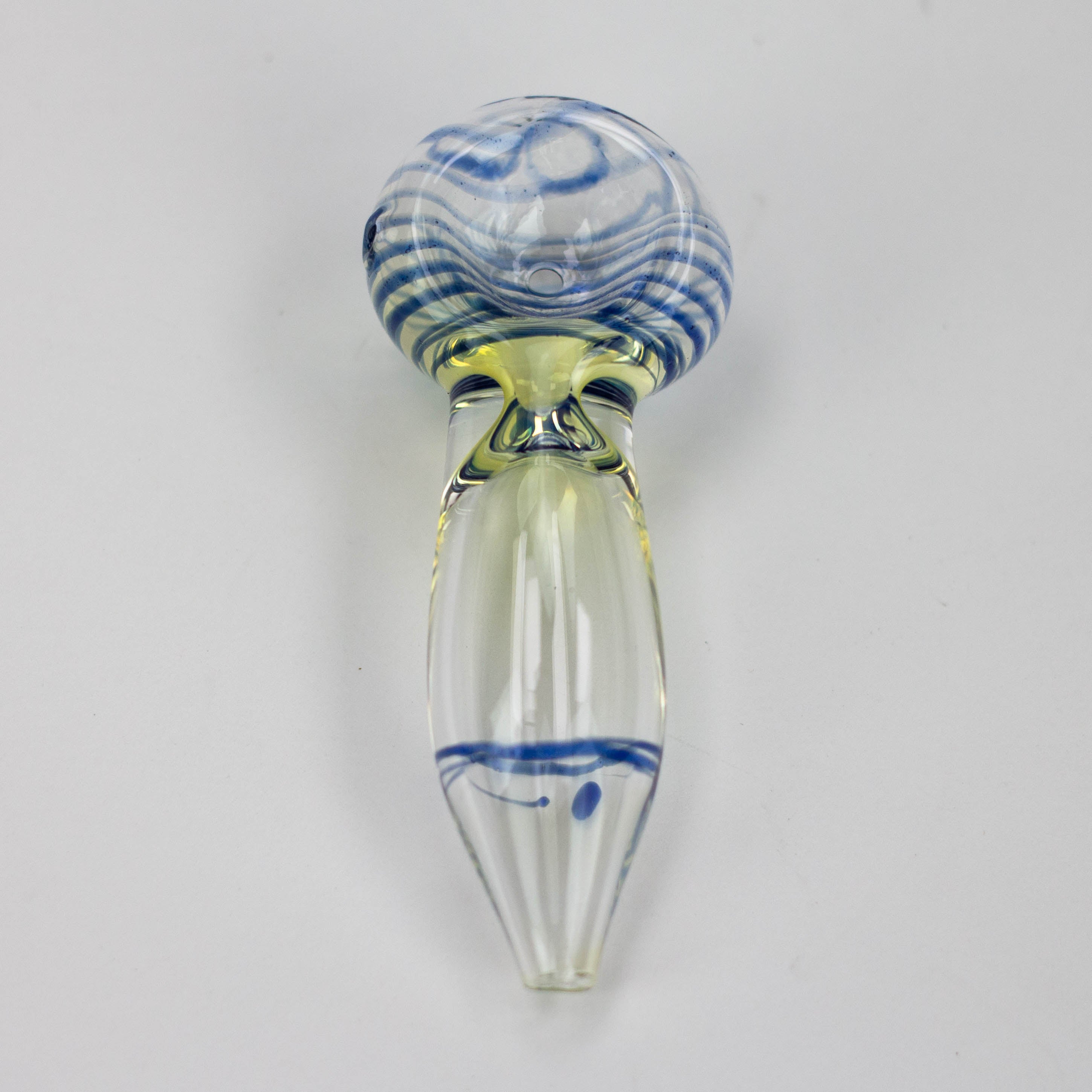 3" glass hand pipe Pack of 2
