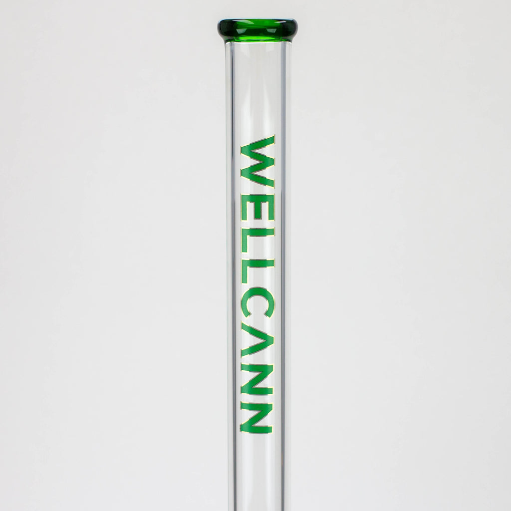 32" WellCann 7 mm curved tube beaker water bong with thick base