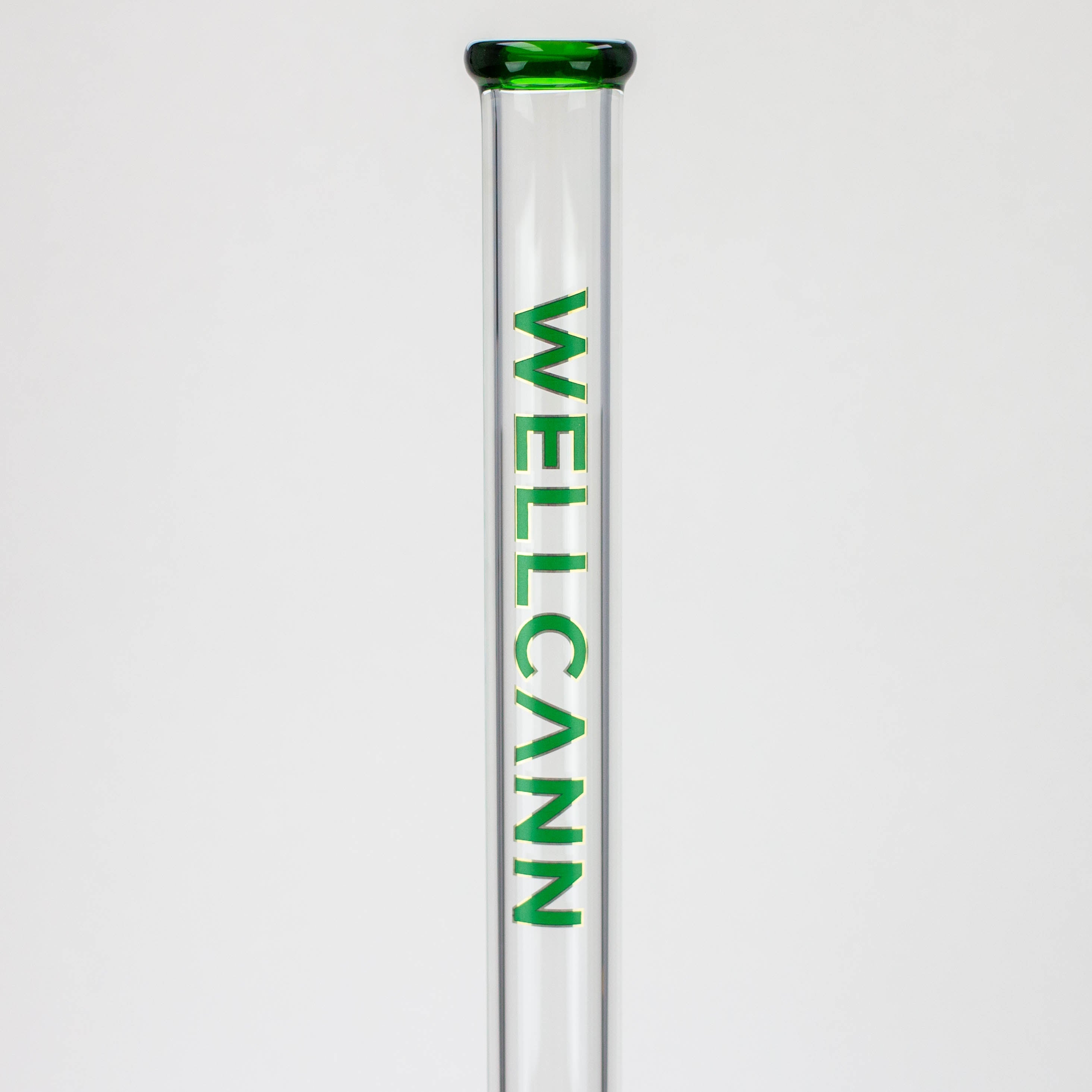 32" WellCann 7 mm curved tube beaker water bong with thick base