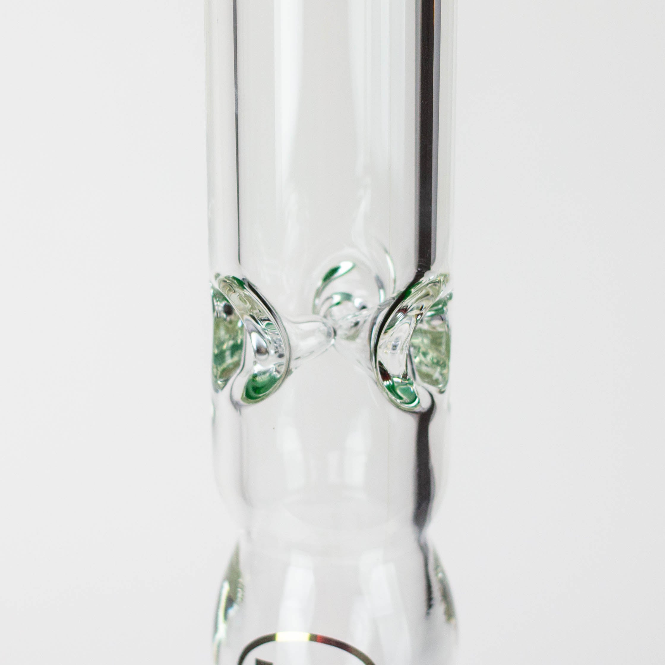 32" WellCann 7 mm curved tube beaker water bong with thick base