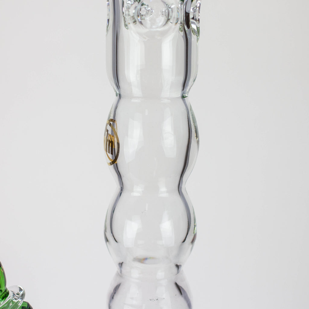 32" WellCann 7 mm curved tube beaker water bong with thick base
