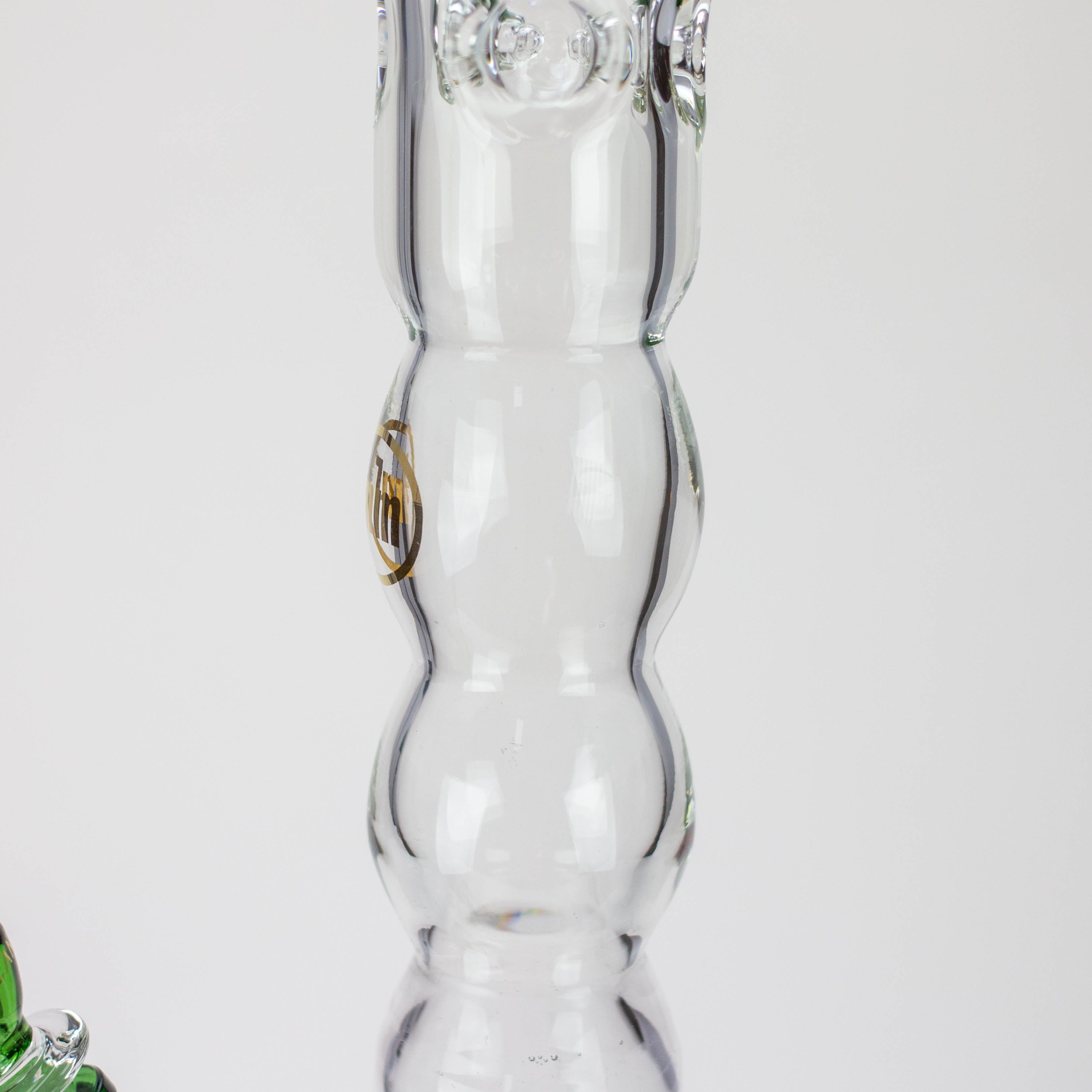 32" WellCann 7 mm curved tube beaker water bong with thick base