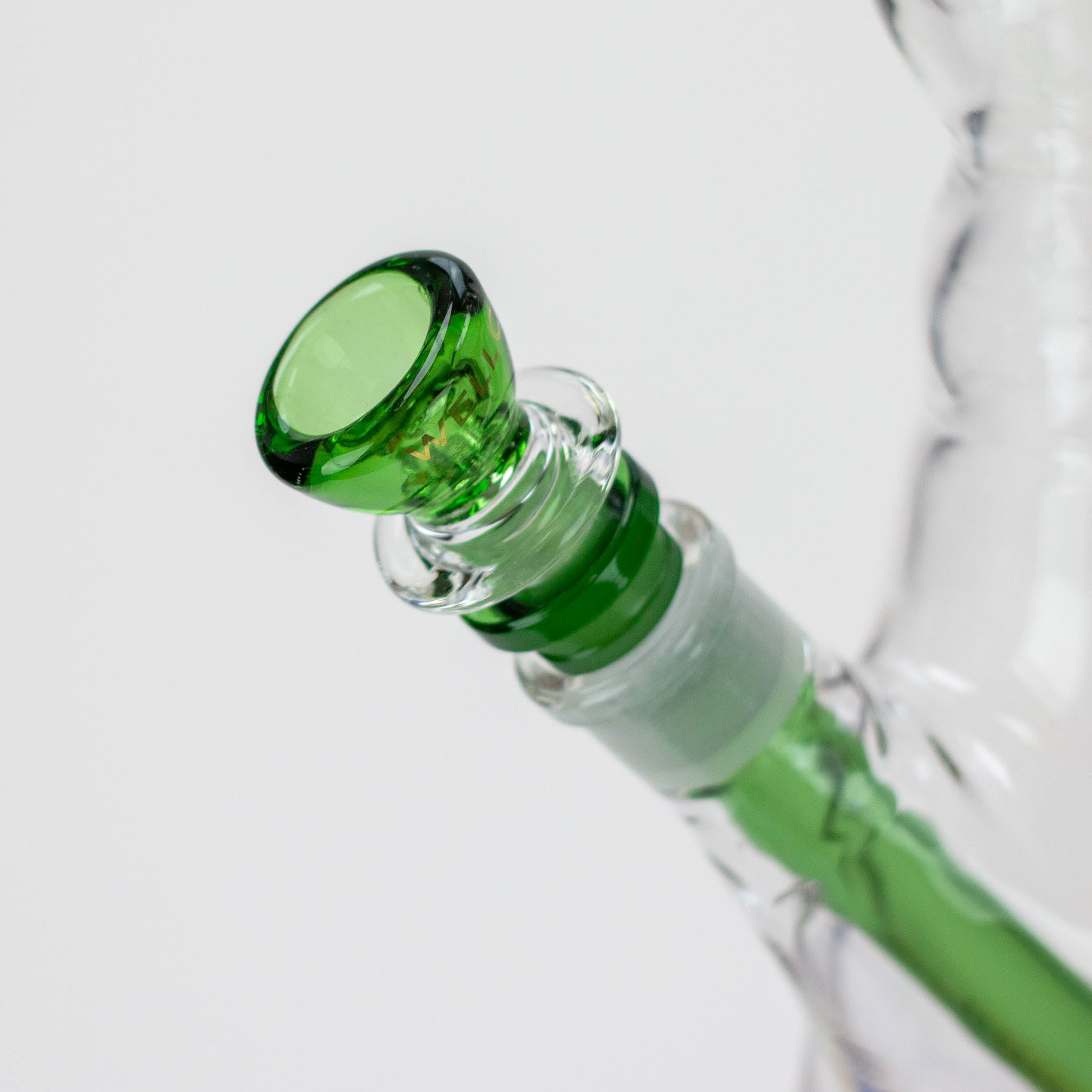 32" WellCann 7 mm curved tube beaker water bong with thick base