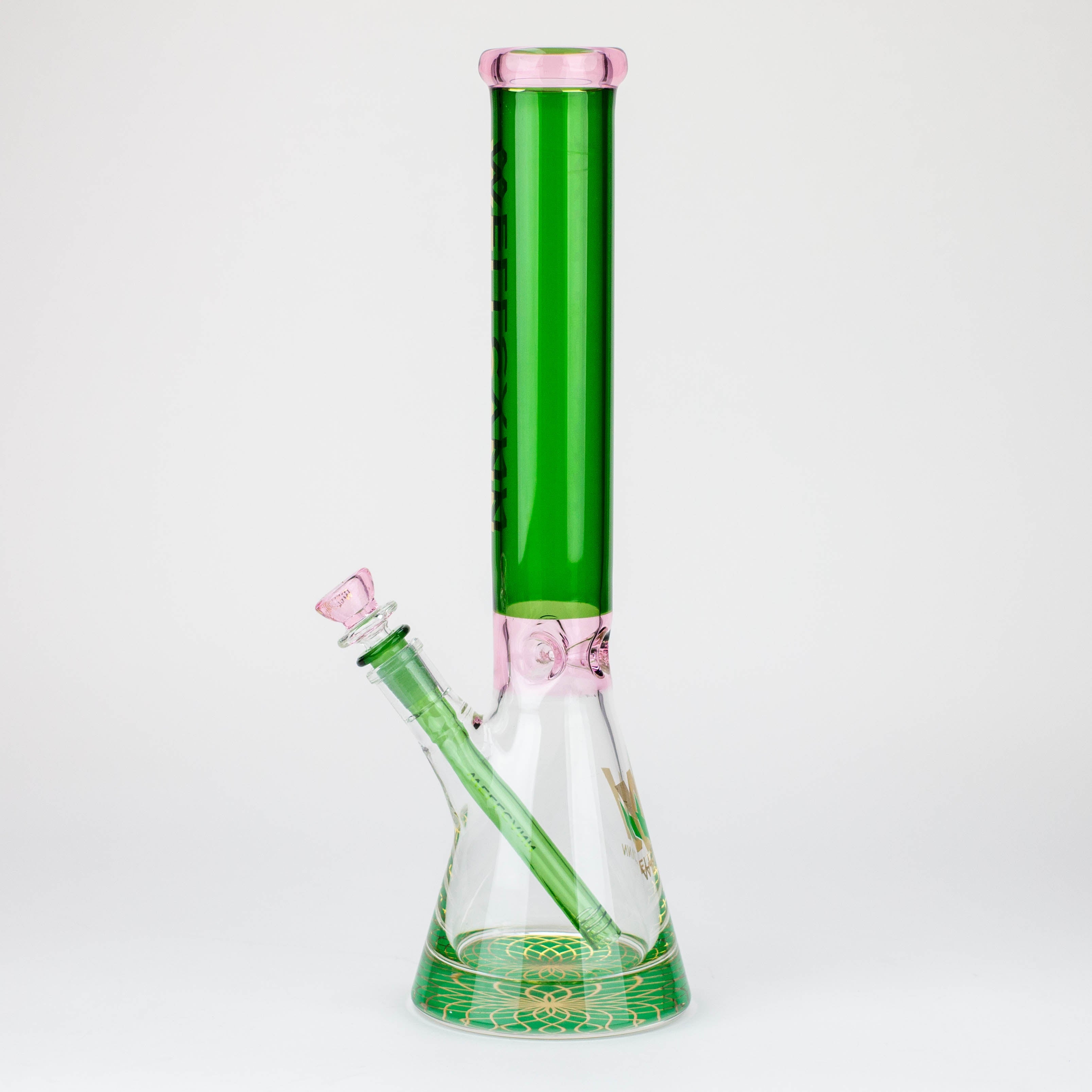 WellCann - 16" 7mm Coloured beaker bong with thick base