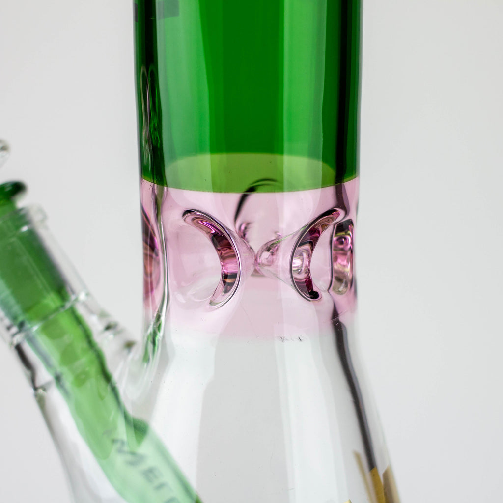 WellCann - 16" 7mm Coloured beaker bong with thick base
