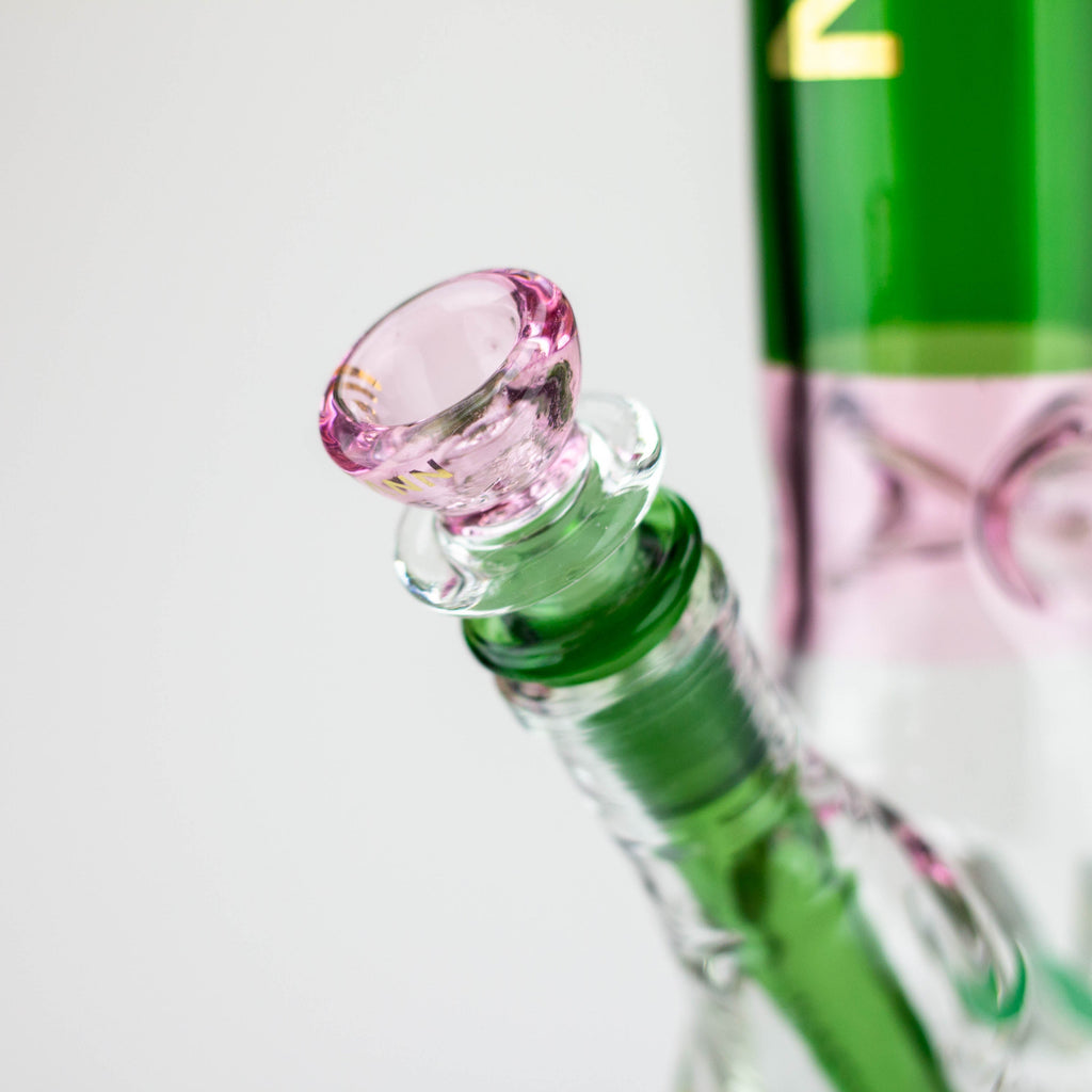 WellCann - 16" 7mm Coloured beaker bong with thick base