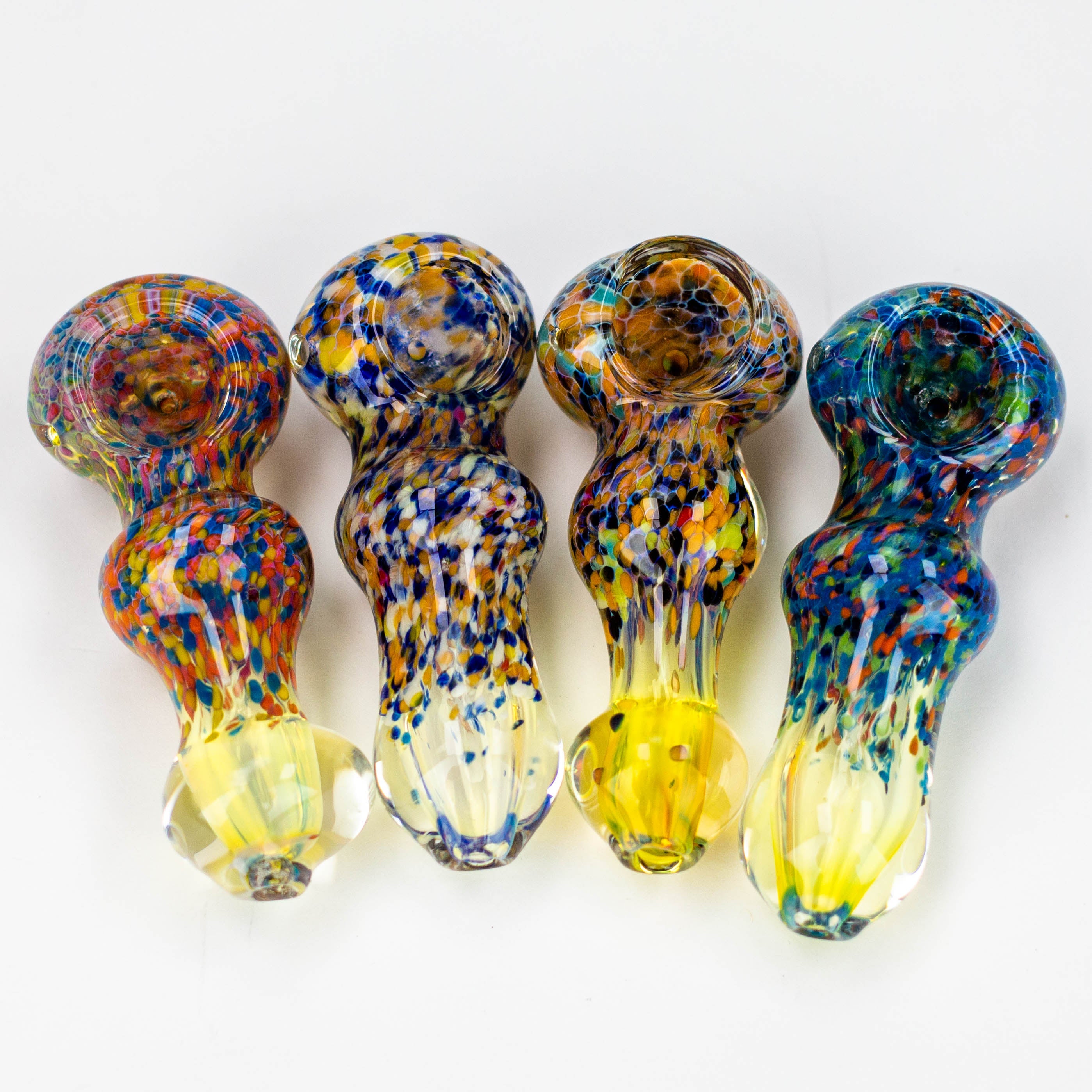 3.5" softglass hand pipe Pack of 2 [9676]