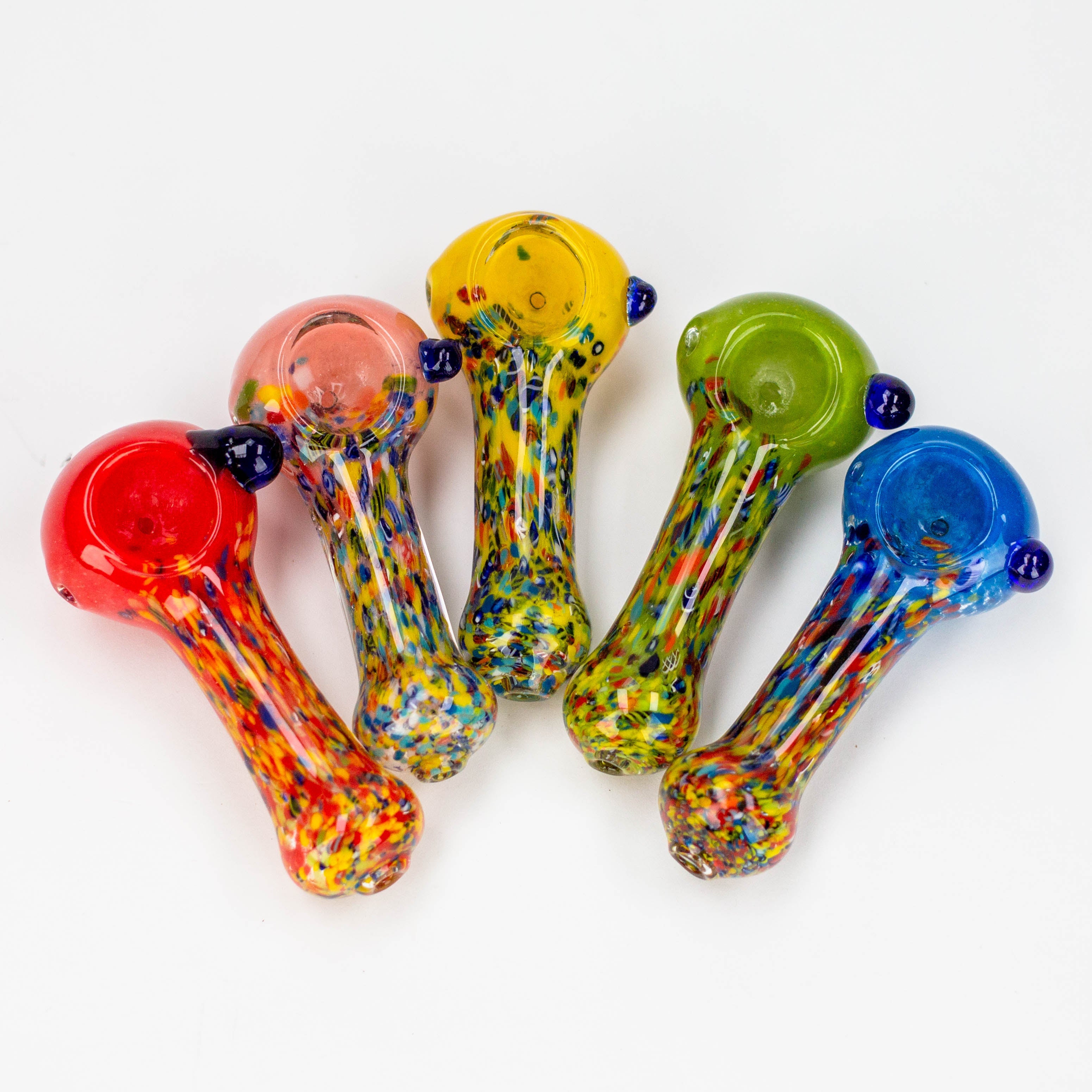 3.5" softglass hand pipe Pack of 2 [9677]