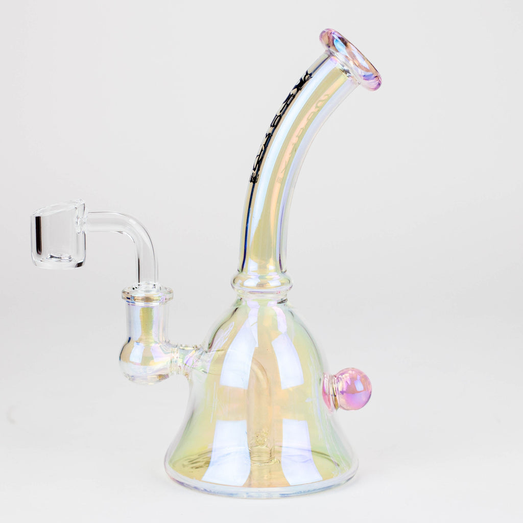 Spark | 6" 2-in-1 fixed 3 hole diffuser Electroplated  bell bubbler