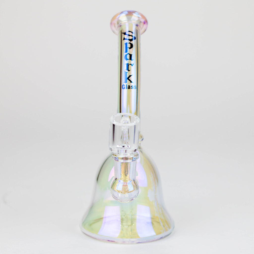 Spark | 6" 2-in-1 fixed 3 hole diffuser Electroplated  bell bubbler