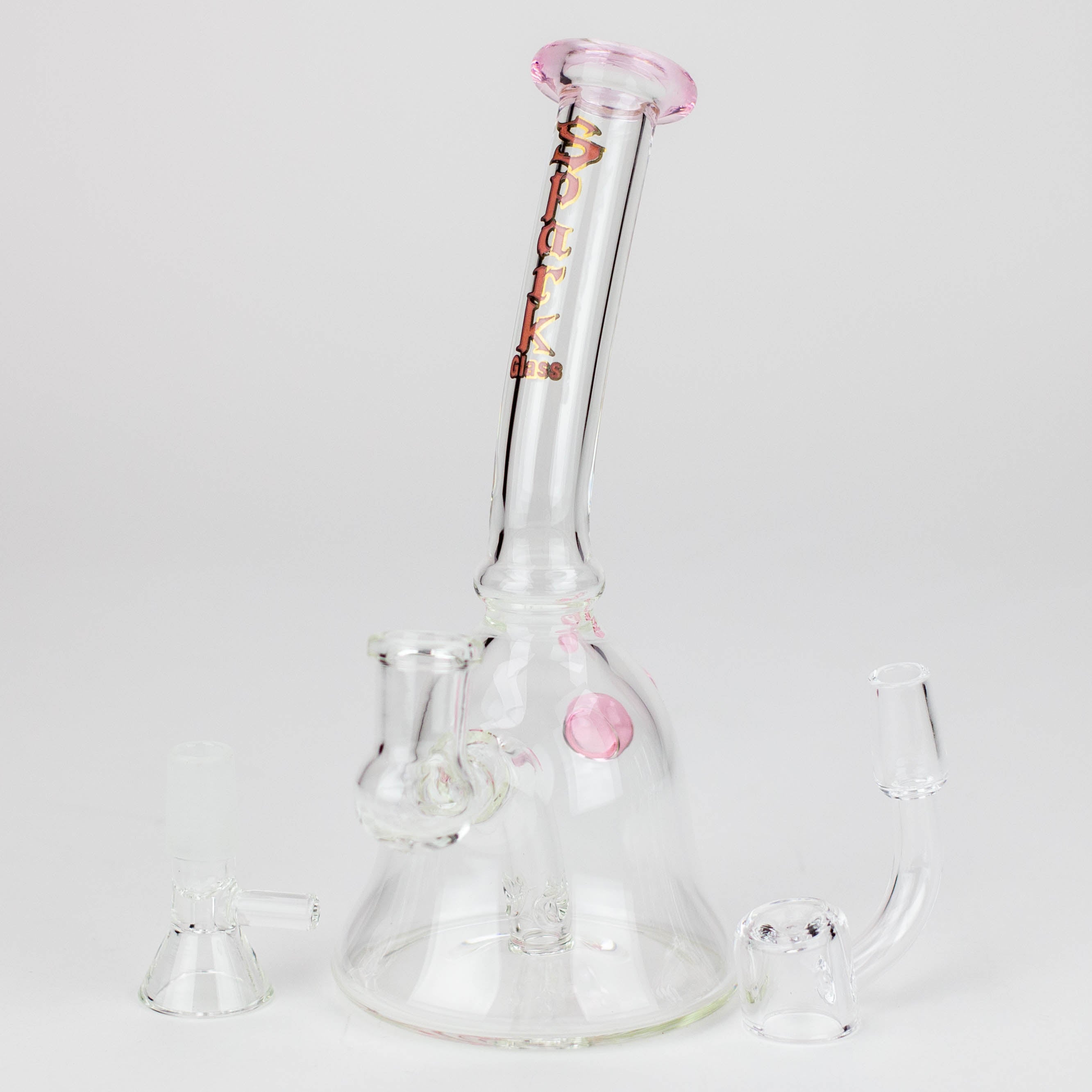 Spark | 7” 2-in-1 fixed 3 hole diffuser bell bubbler