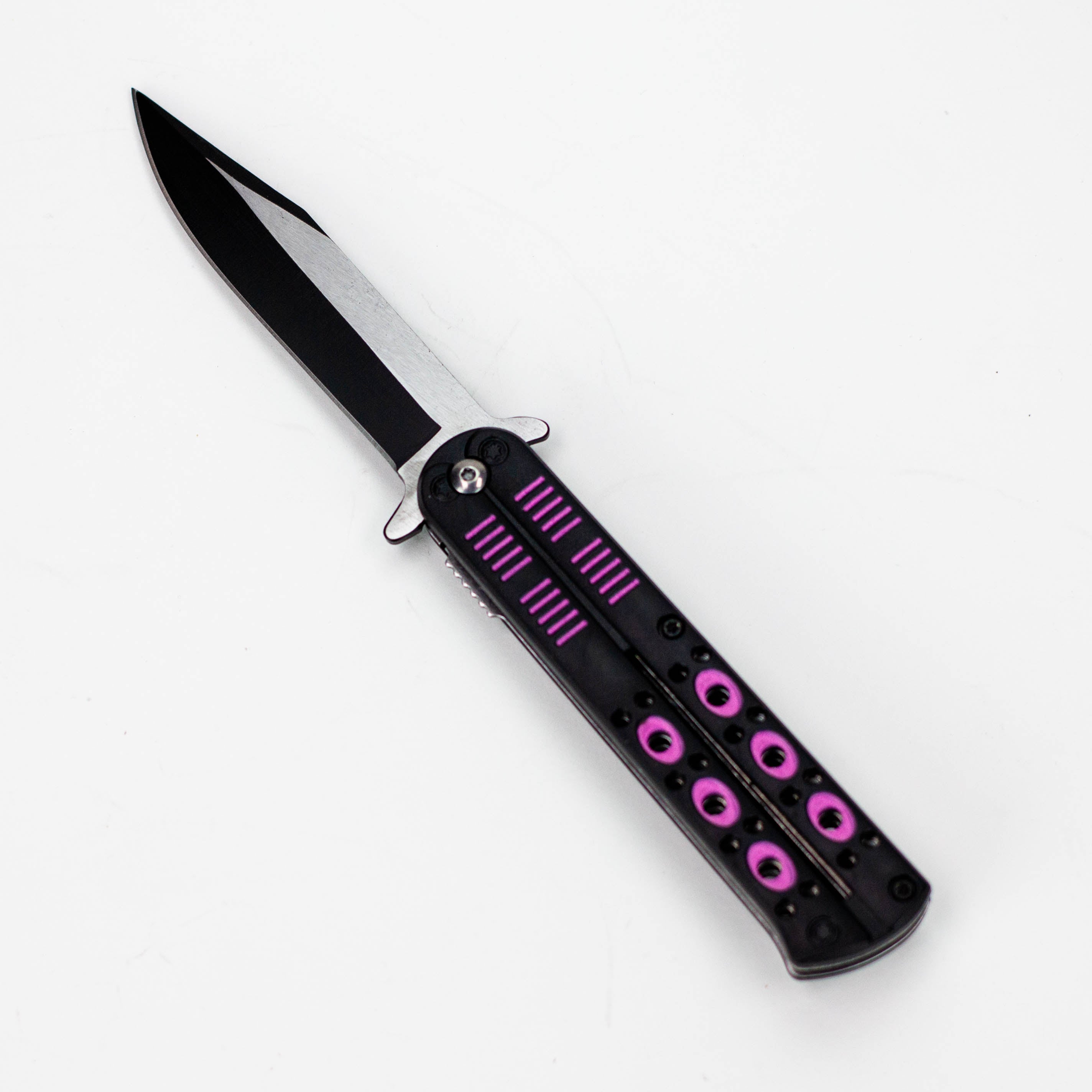 8.5″ Tiger-USA® Butterfly Style Tiger pocket knife  [SJ-1040]