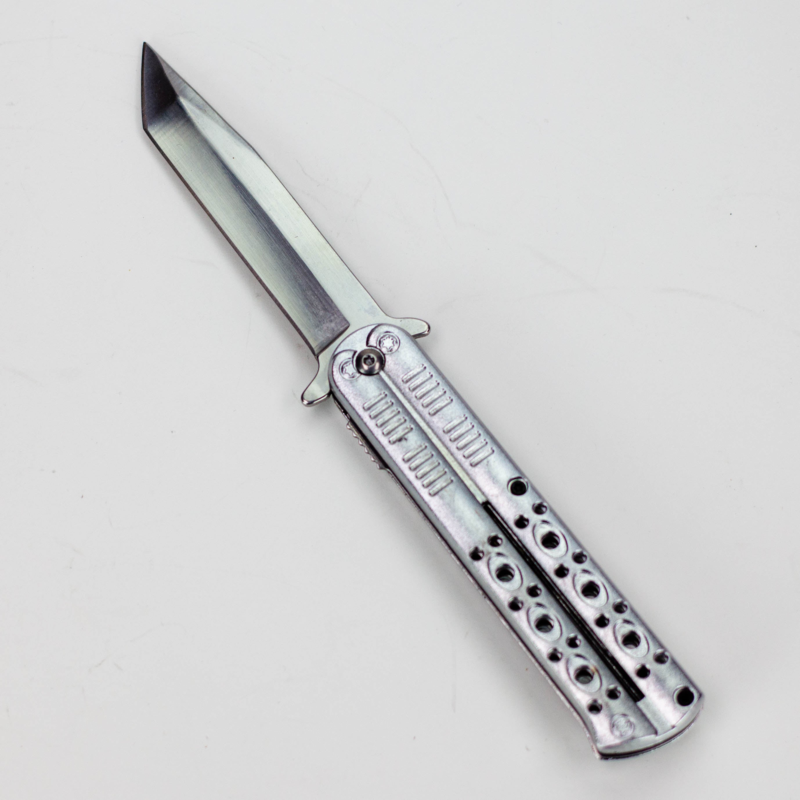 8.5″ Tiger-USA® Butterfly Style Tiger pocket knife  [SJ-1040]