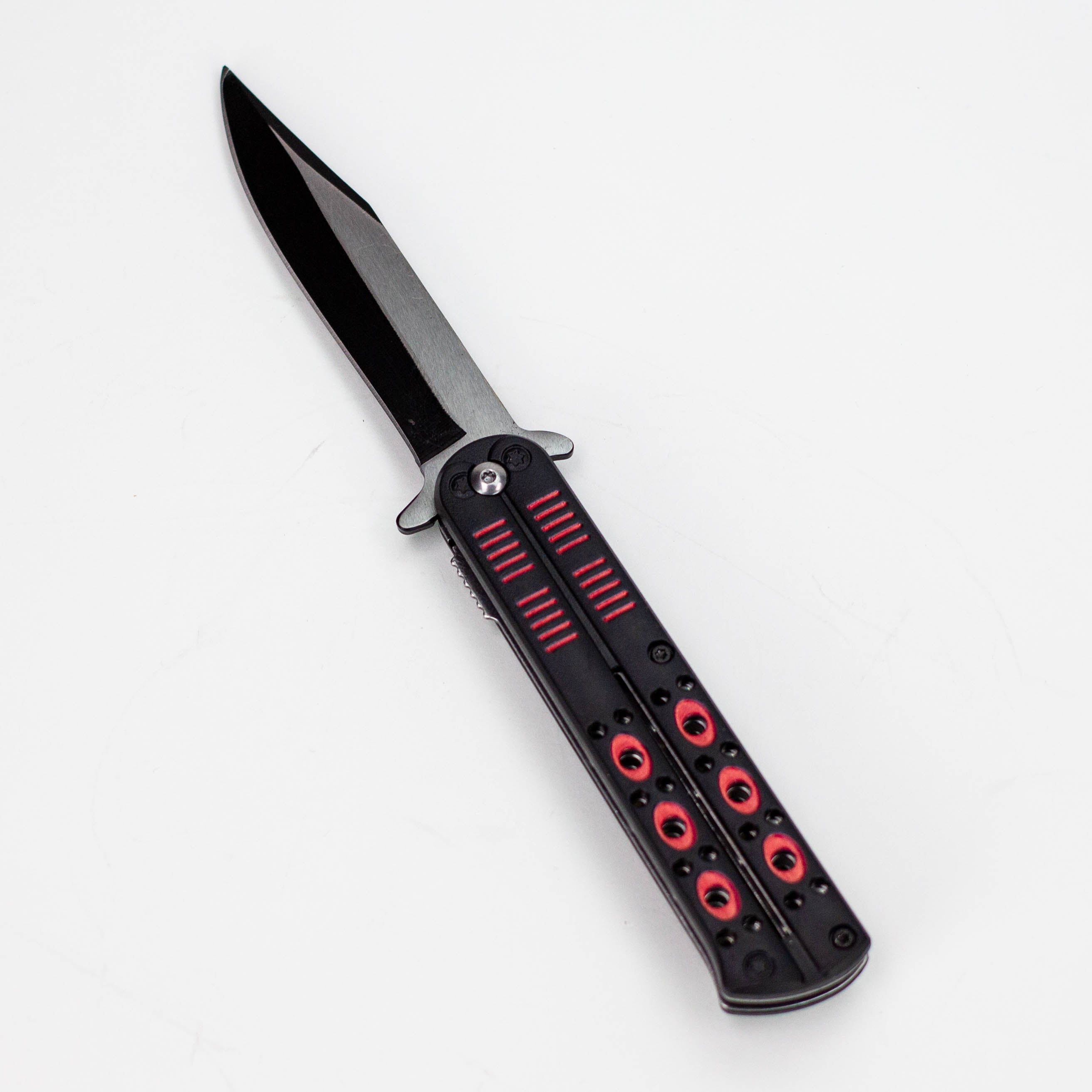 8.5″ Tiger-USA® Butterfly Style Tiger pocket knife  [SJ-1040]