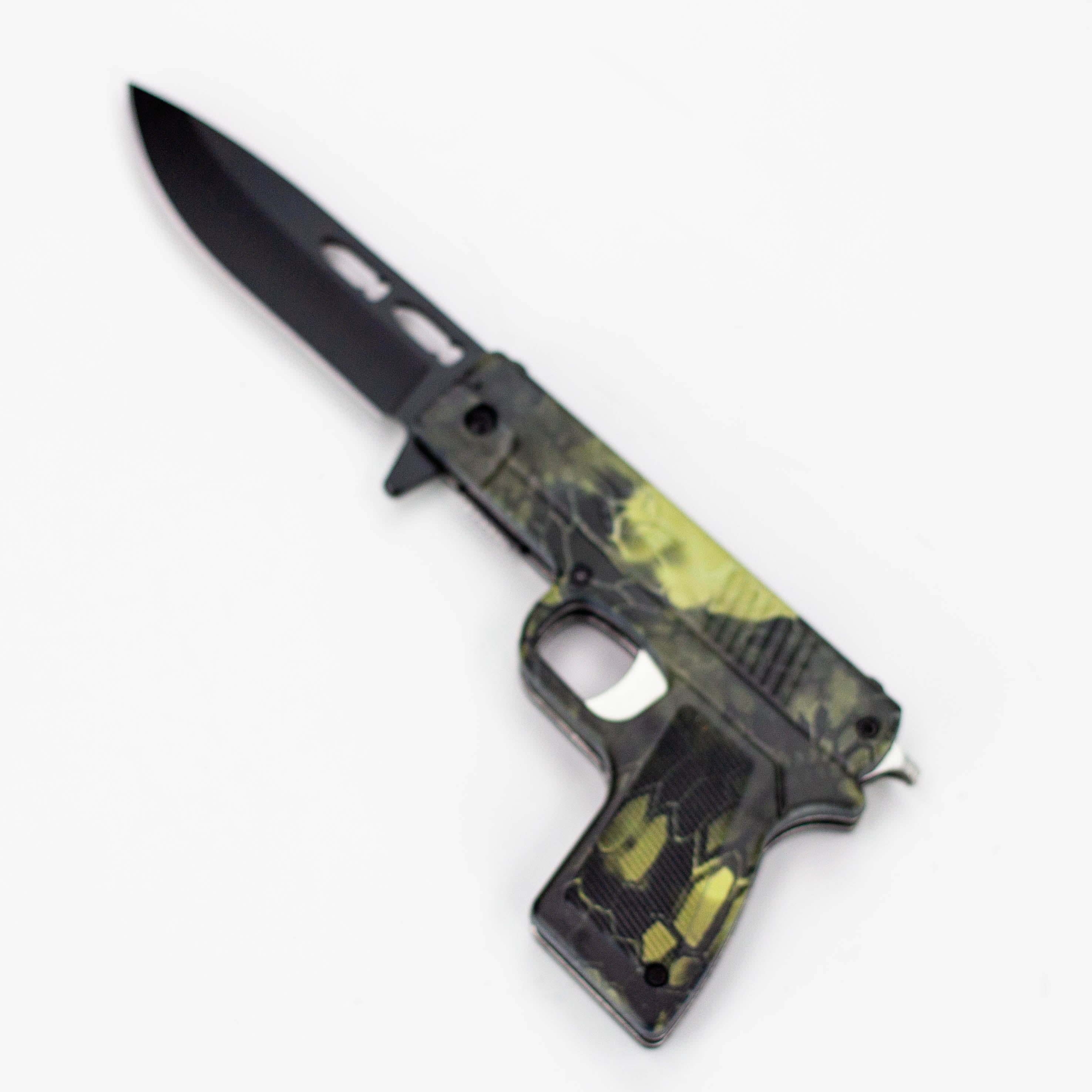 8″ Tiger-USA® Pistol Folding Knife Purple  [SJ-1042]