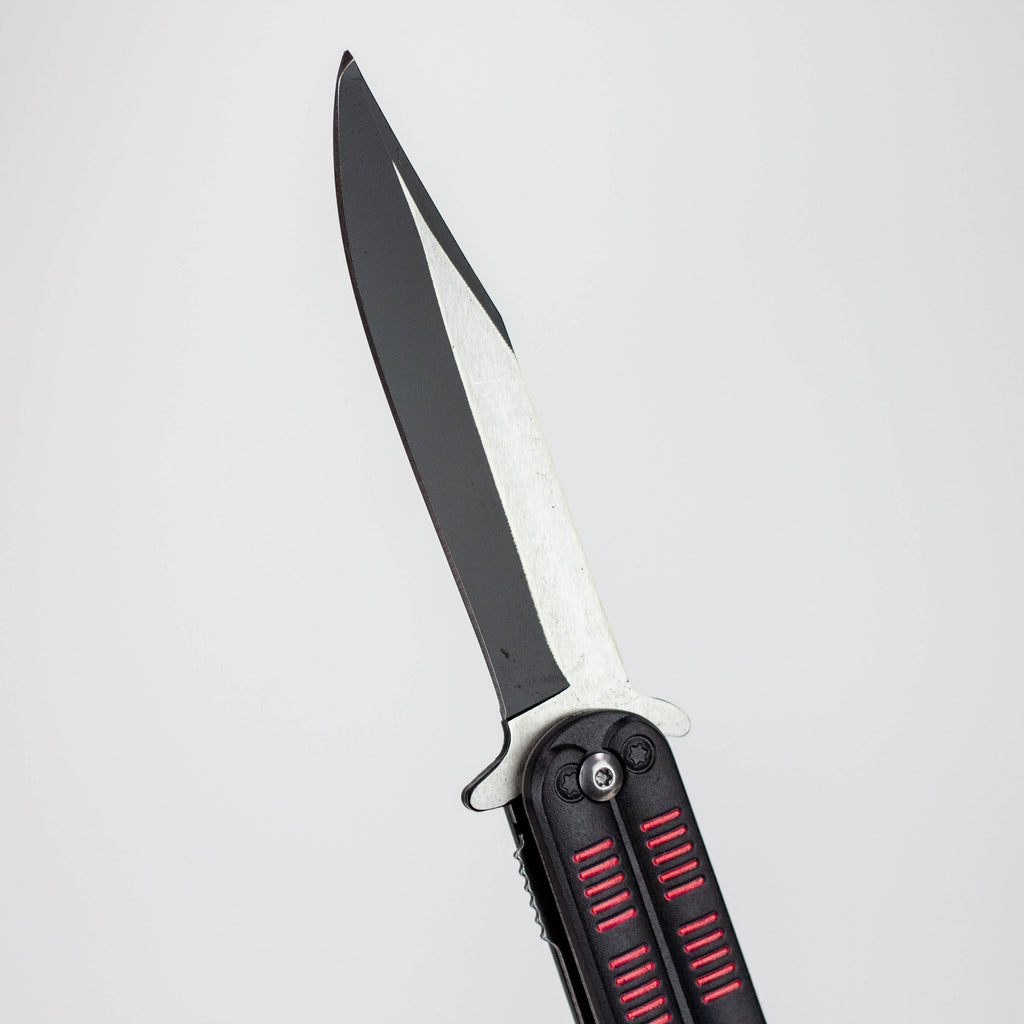 8.5″ Tiger-USA® Butterfly Style Tiger pocket knife  [SJ-1040]