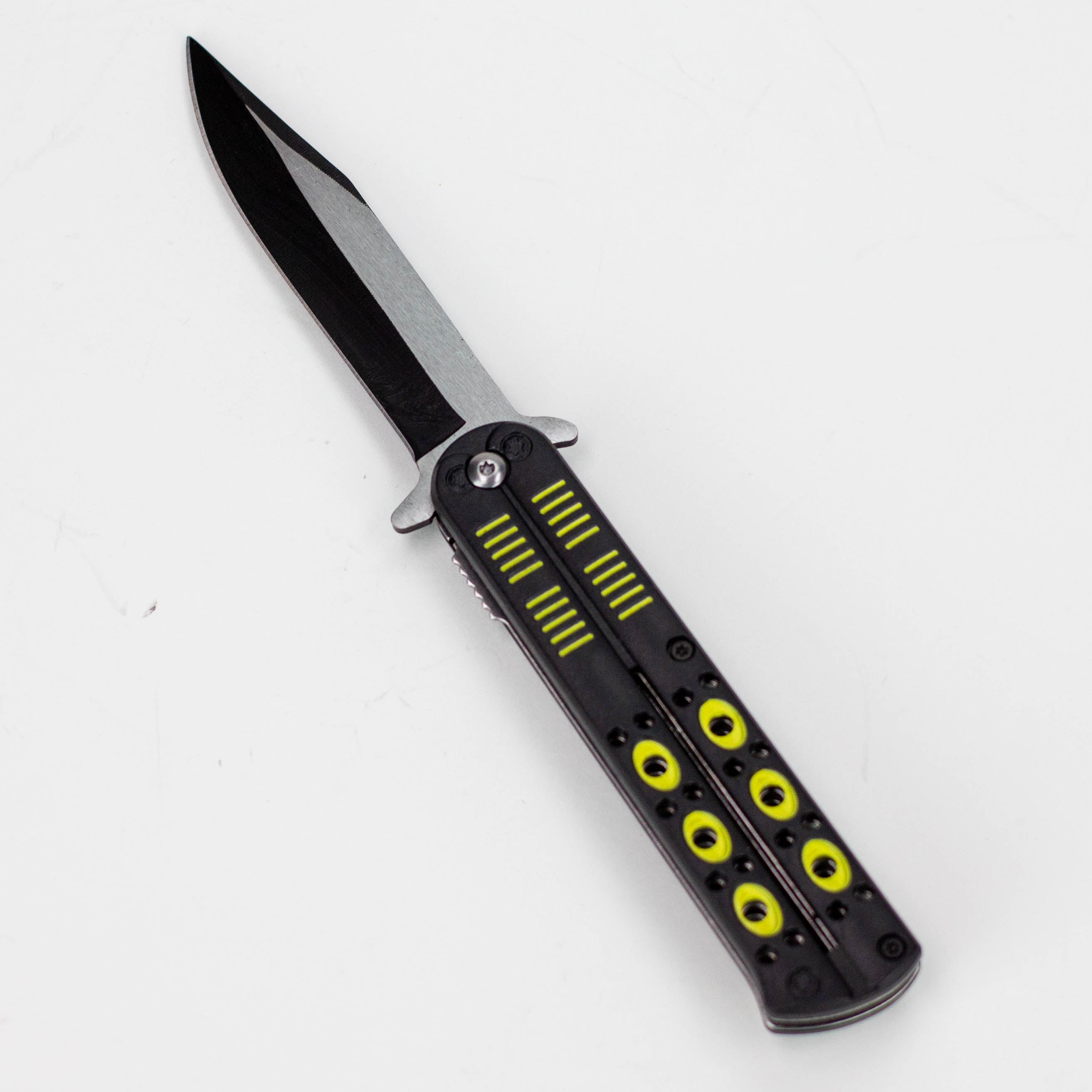 8.5″ Tiger-USA® Butterfly Style Tiger pocket knife  [SJ-1040]