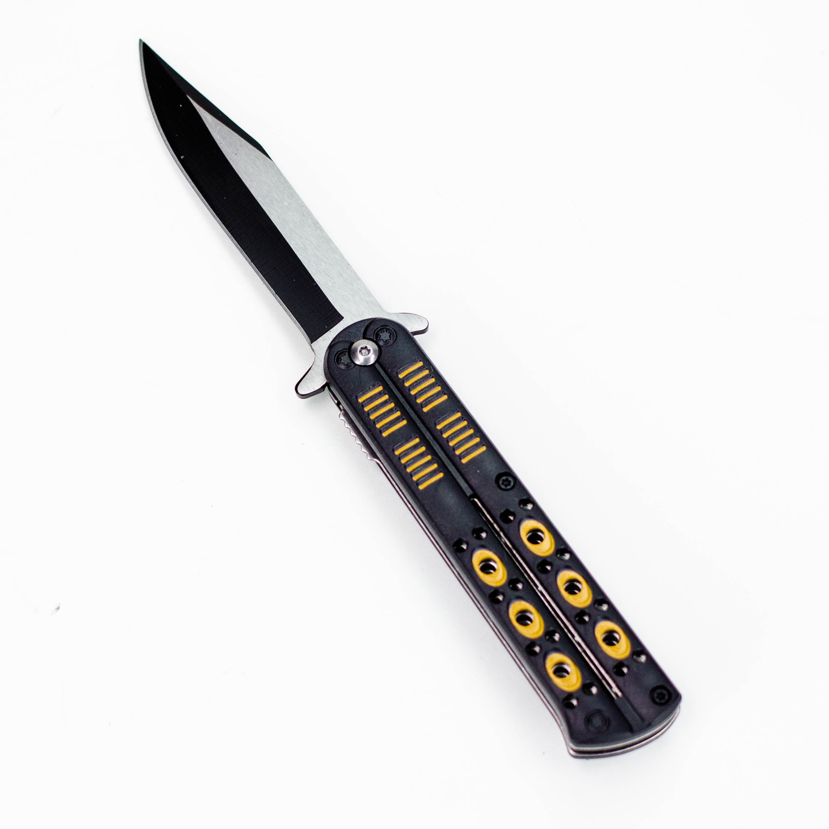 8.5″ Tiger-USA® Butterfly Style Tiger pocket knife  [SJ-1040]