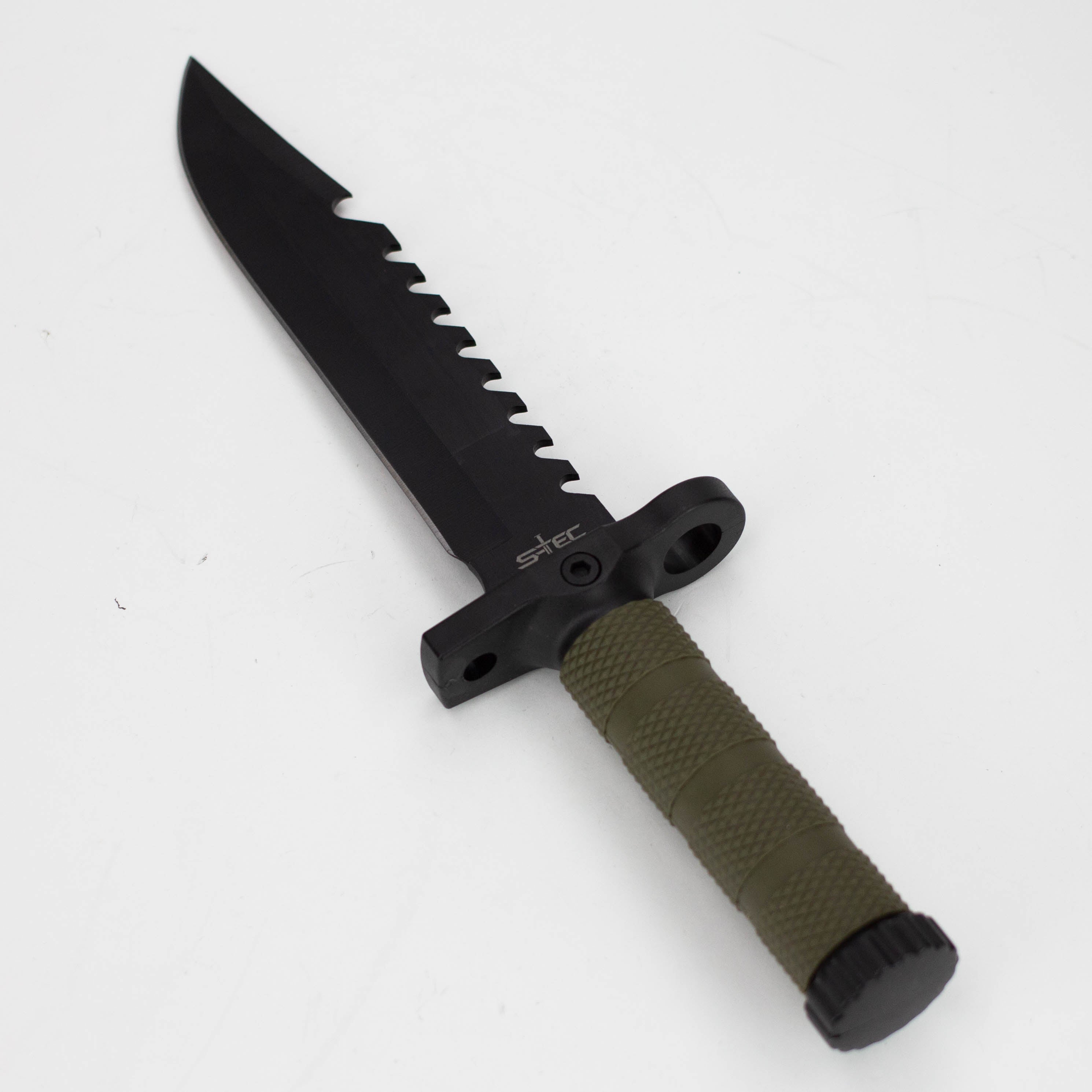 12.75″ Hunting Knife w/ ABS Sheath + Accessories [T22188GN-3]