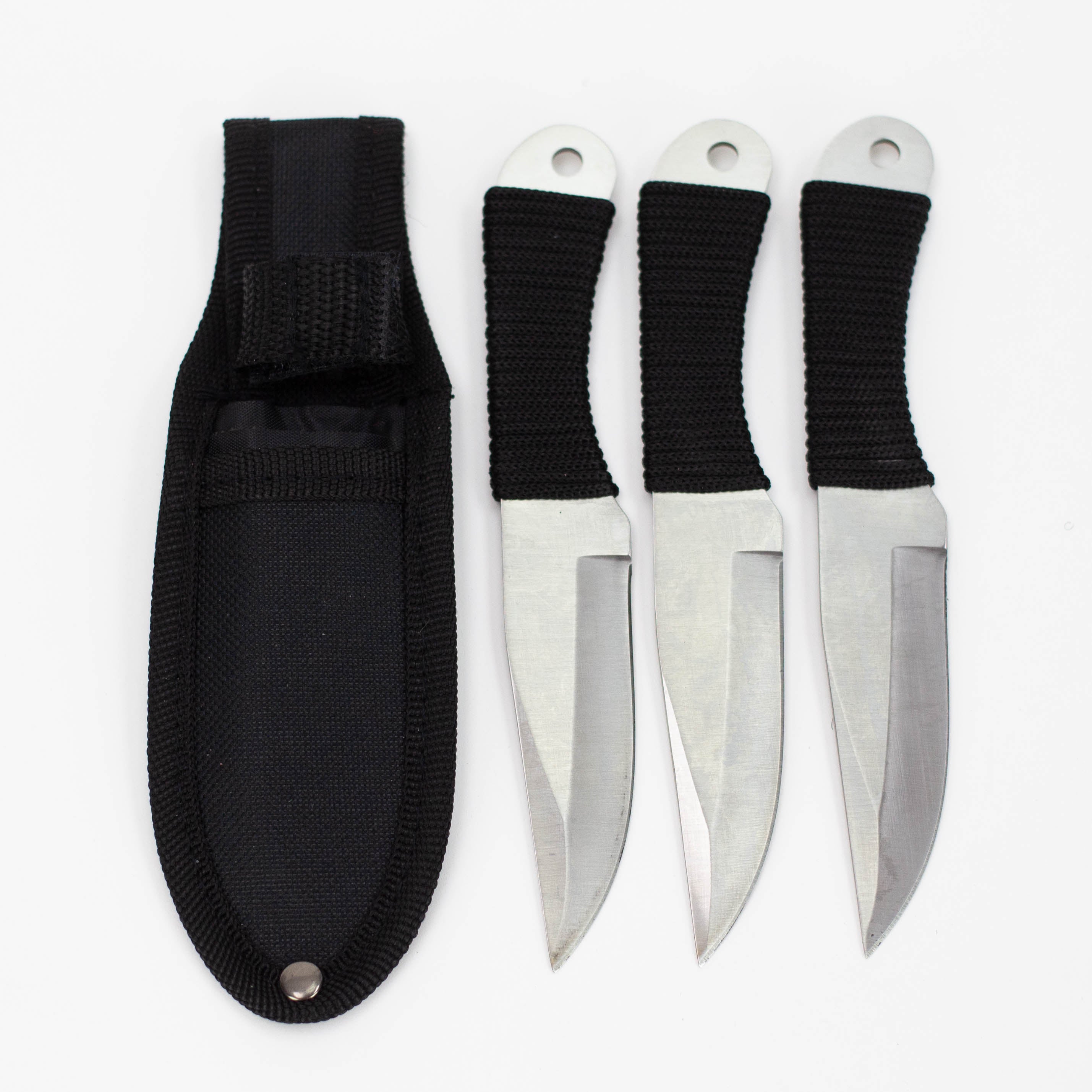 6.5 Inch 3piece Throwing Knife w/ case [TK-713-BK]