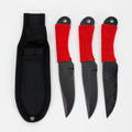 6.5 Inch 3piece Throwing Knife w/ case [TK-713-BK]