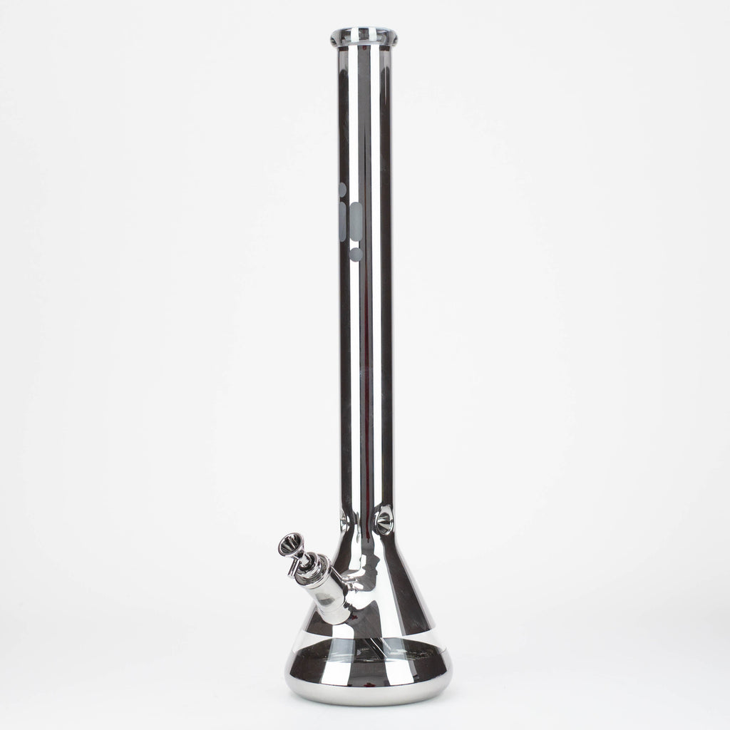 24" Infyniti leaf 7 mm metallic glass water bong ( gp1774 )