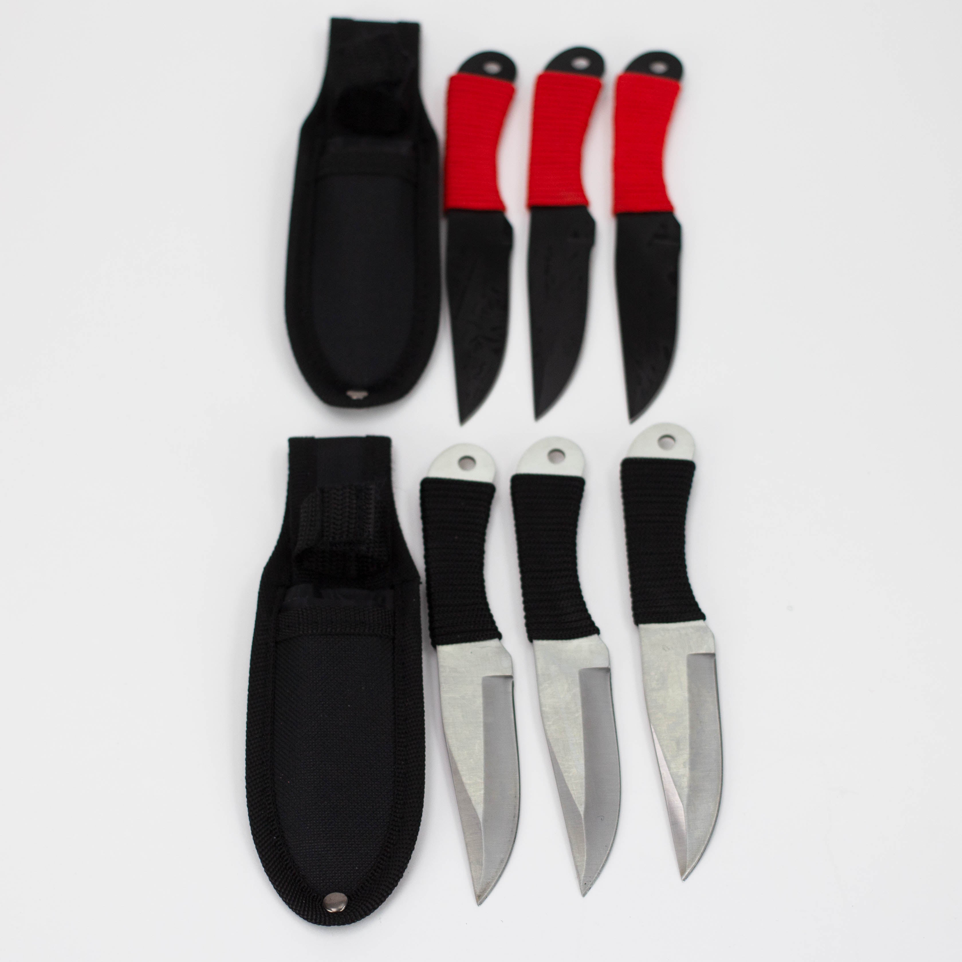6.5 Inch 3piece Throwing Knife w/ case [TK-713-BK]